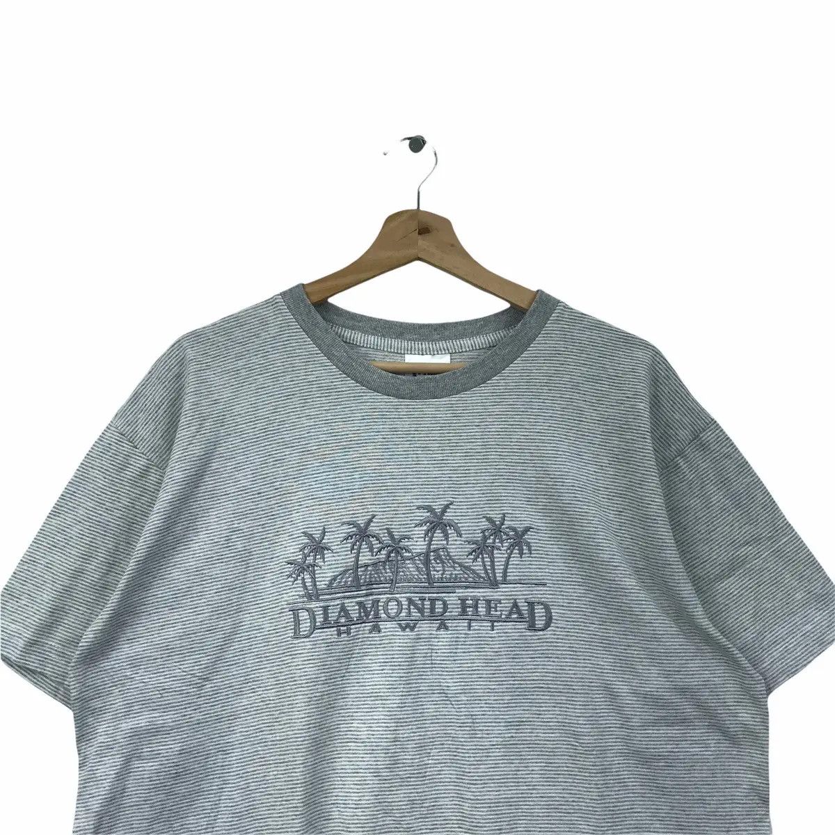 Diamond Head Vintage 80' DIAMOND HEAD HAWAII Embroidery Striped Tee Shirt Size US L / EU 52-54 / 3 - 3 Thumbnail