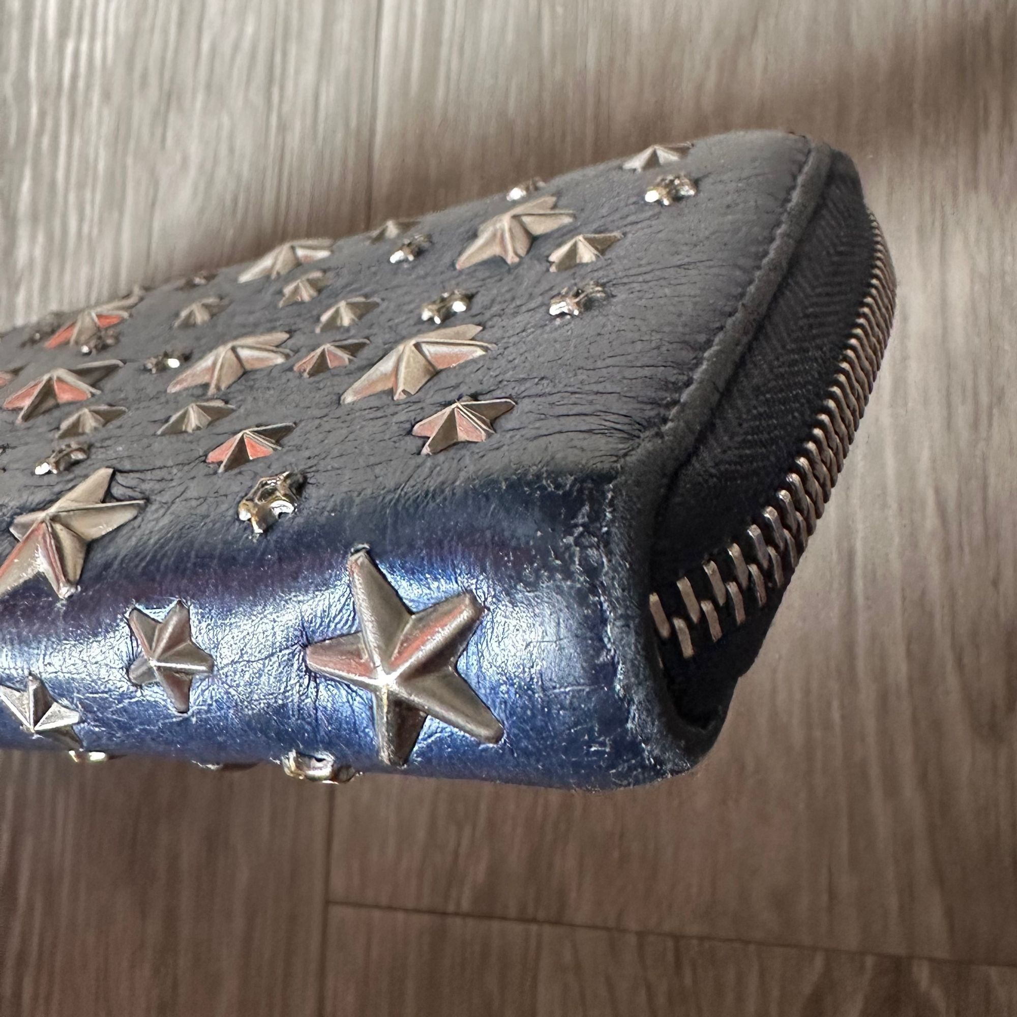 Jimmy Choo Jimmy Choo Blue Star Studded Long Wallet Size ONE SIZE - 14 Thumbnail