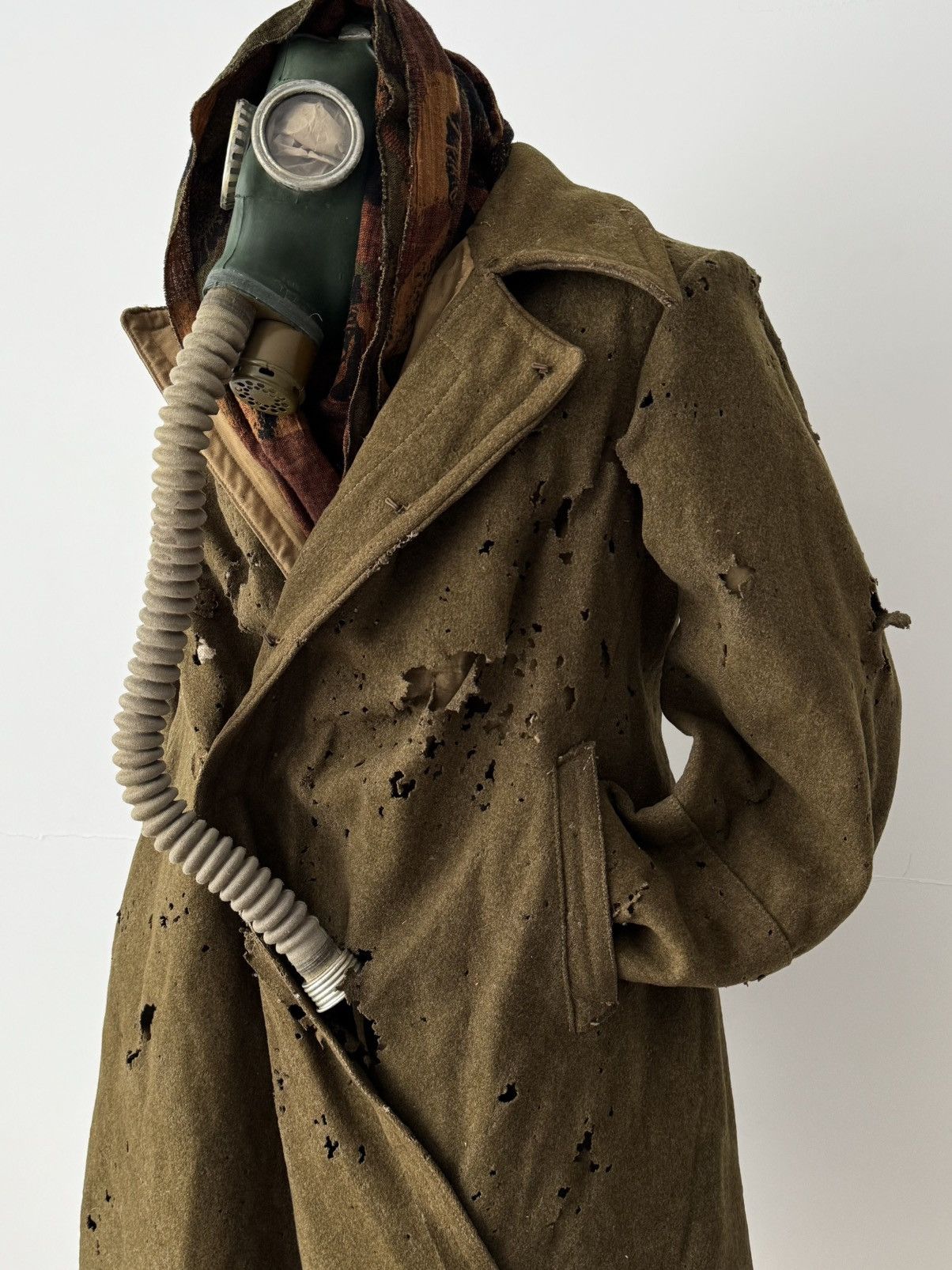 Vintage WW2 1944 Dated Soviet Union RKKA 'Shinel' Greatcoat Size US M / EU 48-50 / 2 - 1 Thumbnail
