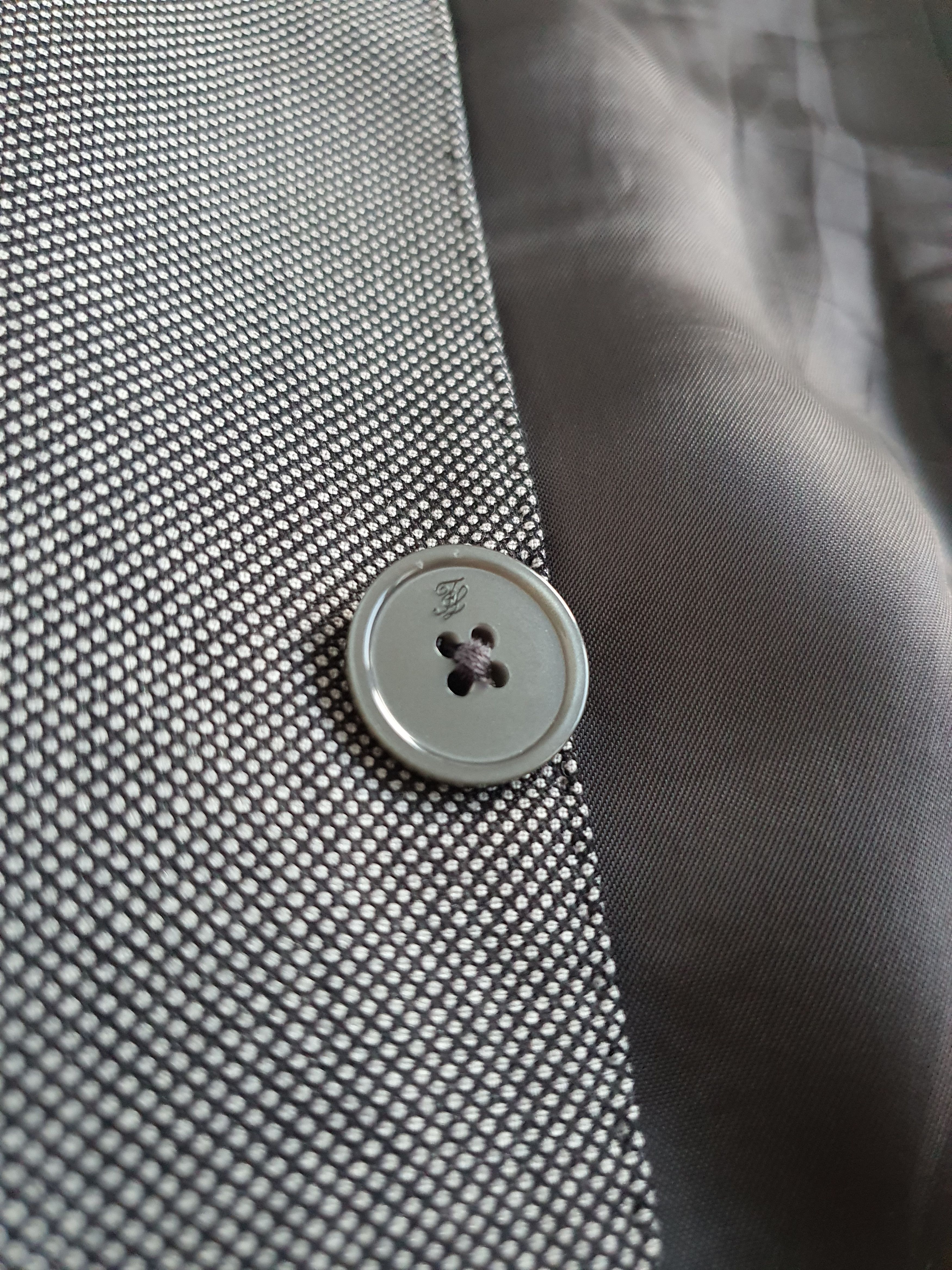 Lardini Sports Coat Suit Jacket - Gray (Birdseye) - Sz EU 48 Size 38R - 7 Thumbnail