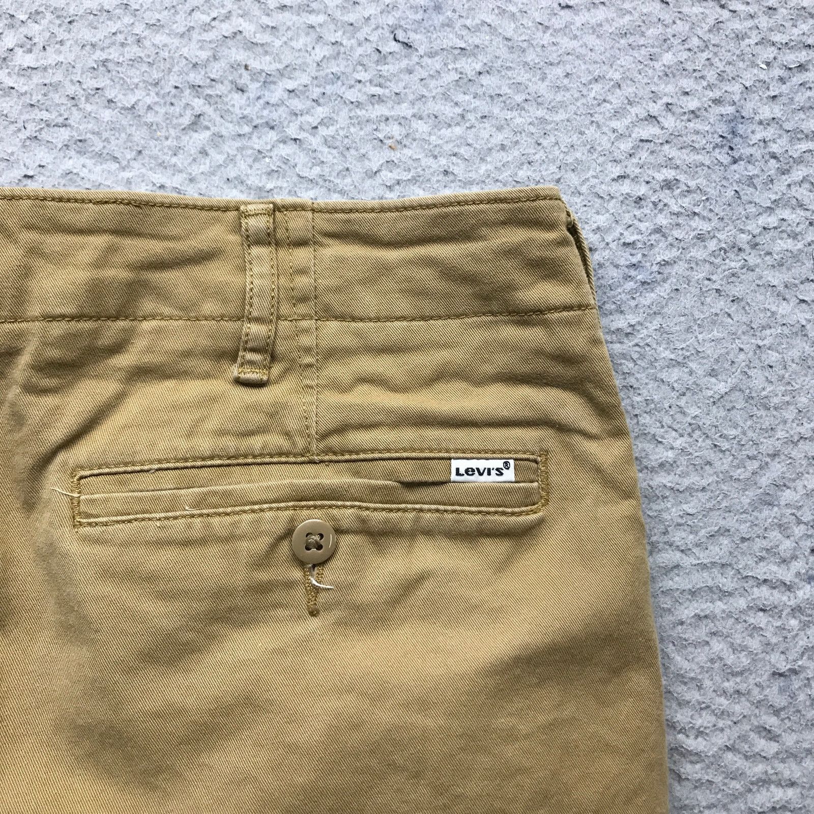 Levi's Levis Strauss Khaki Pants Mens 32x34 Straight Fit Beige Size US 32 / EU 48 - 12 Thumbnail