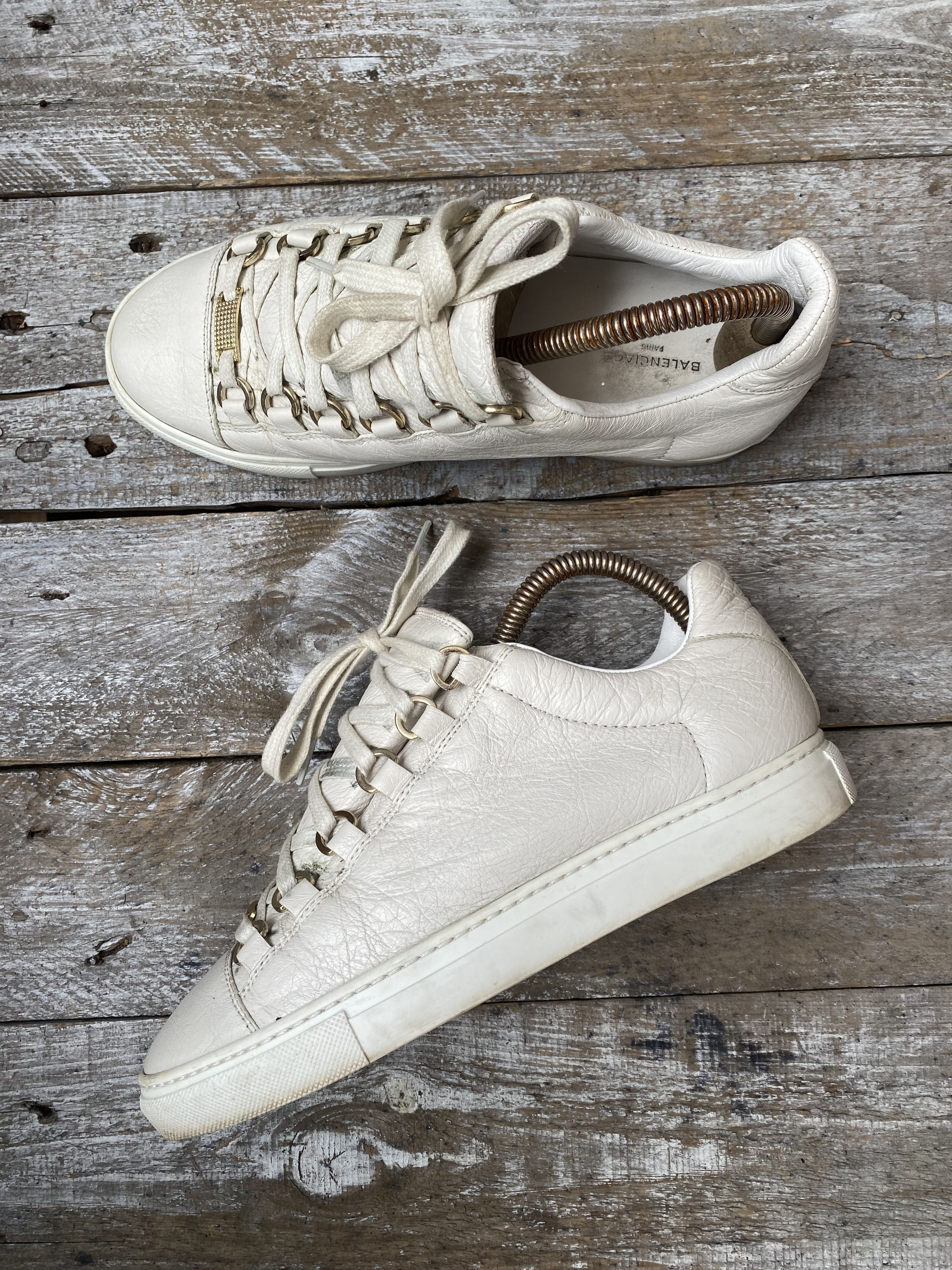 Balenciaga Balenciaga arena white low-top sneakers sz 36 Size US 6 / IT 36 - 15 Thumbnail