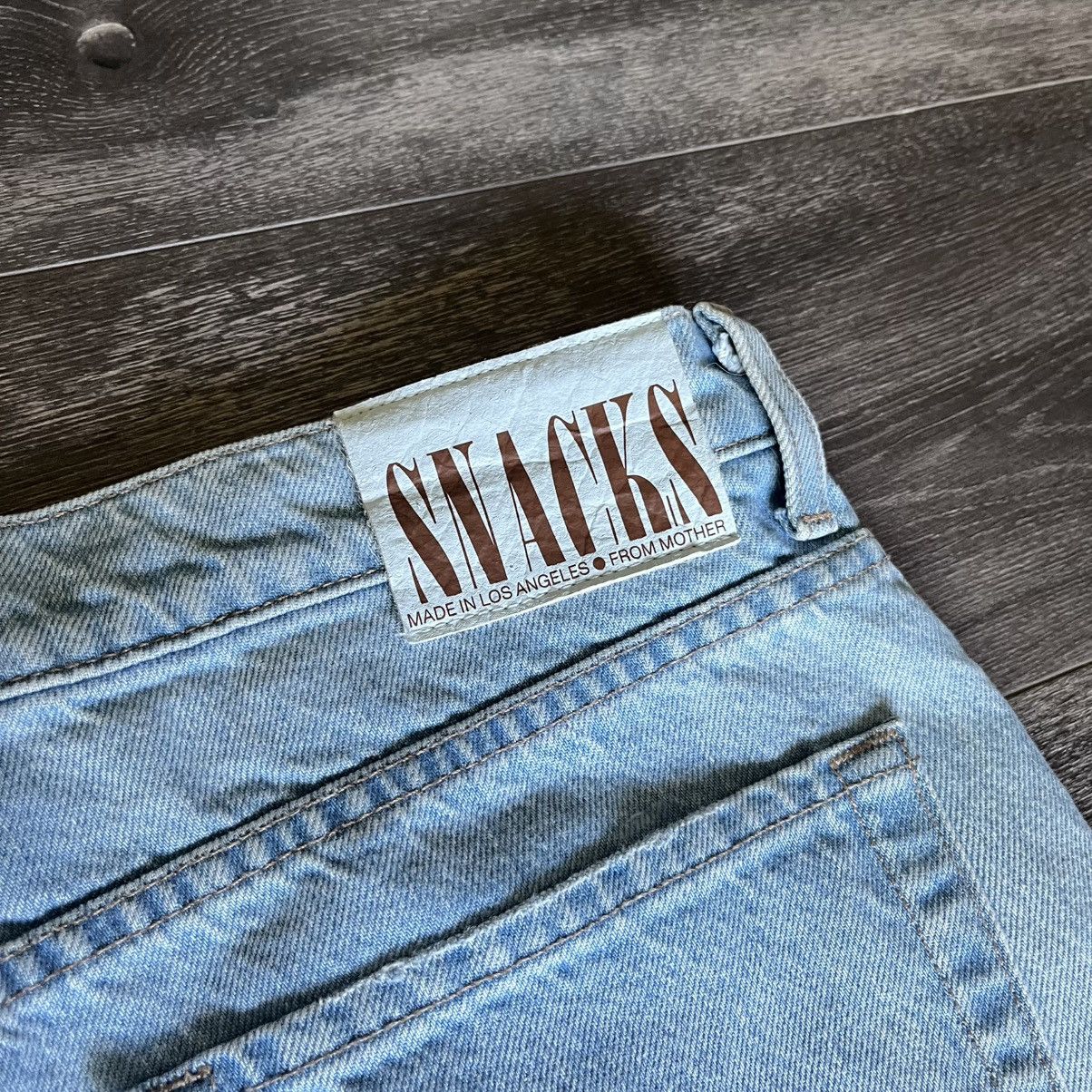 MOTHER Mother Snacks The Fun Dip Puddle Lots of Nibbles Denim Jeans Size 31" - 3 Thumbnail