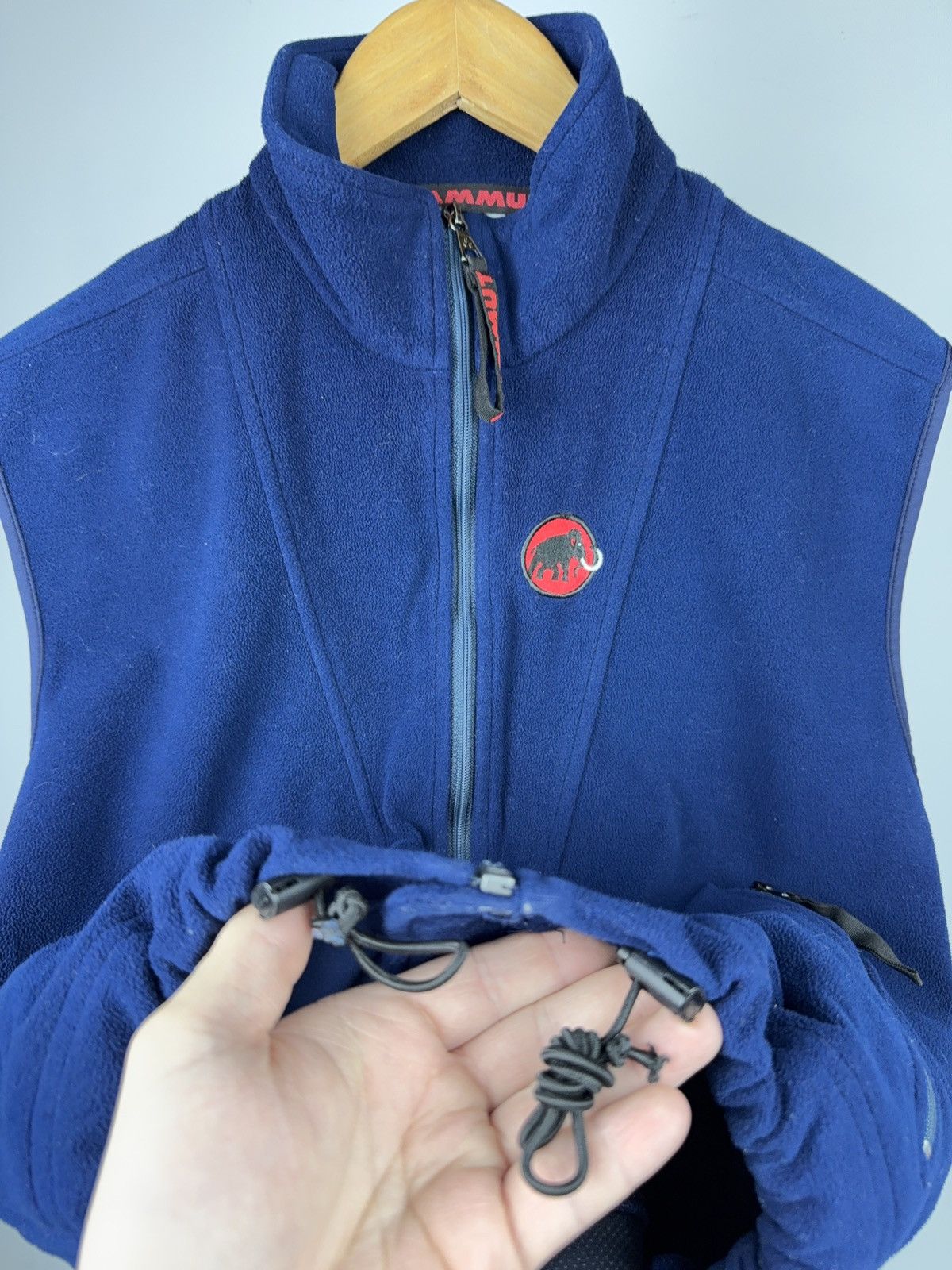 Mammut Vintage Mammut Polartec Fleece Vest Navy Blue Outdoor Zip Size US S / EU 44-46 / 1 - 3 Thumbnail