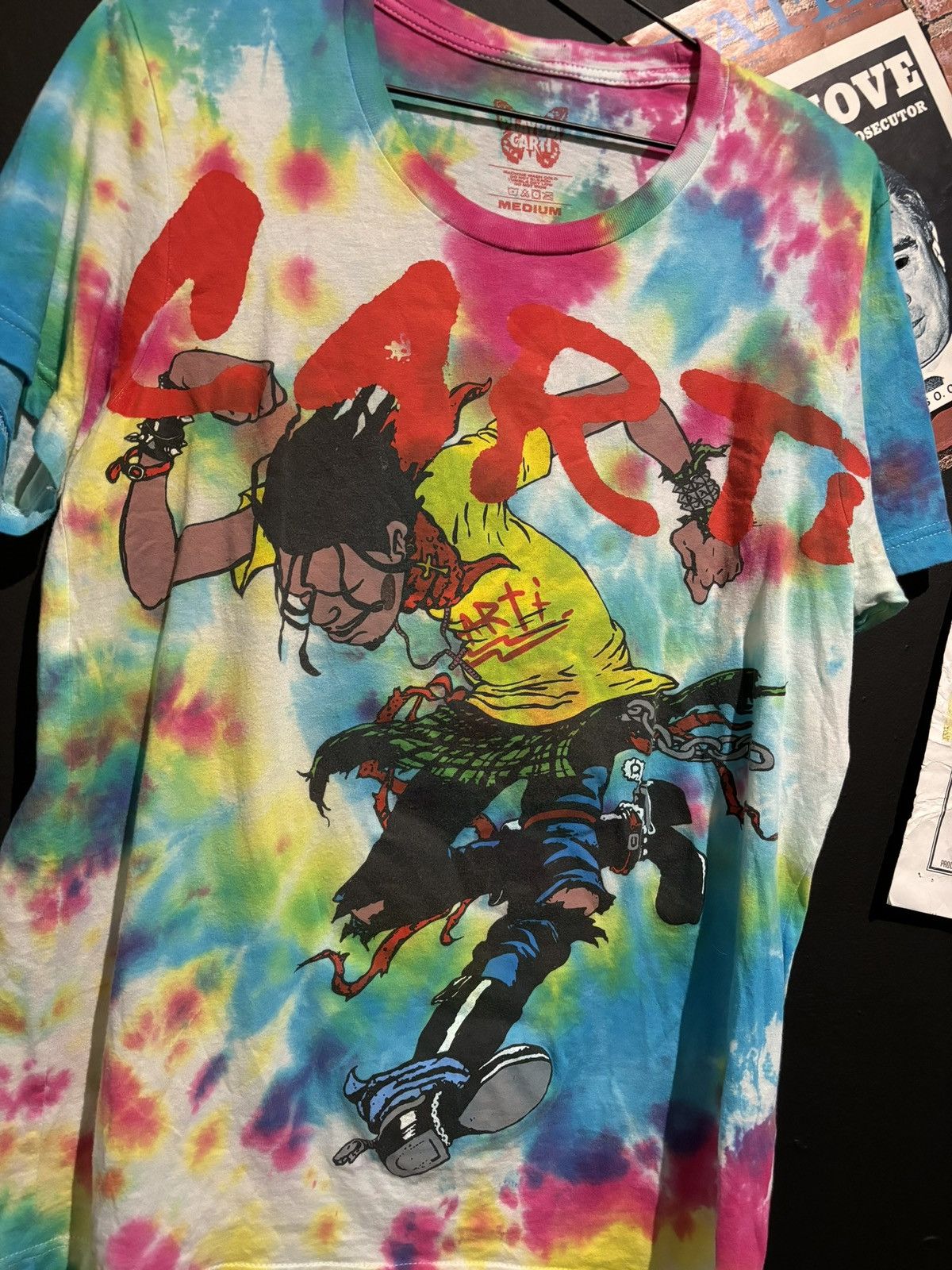 Band Tees × Rap Tees Playboi Carti 2017 Circle Jerks Inspired Tour T-Shirt Size US M / EU 48-50 / 2 - 2 Thumbnail