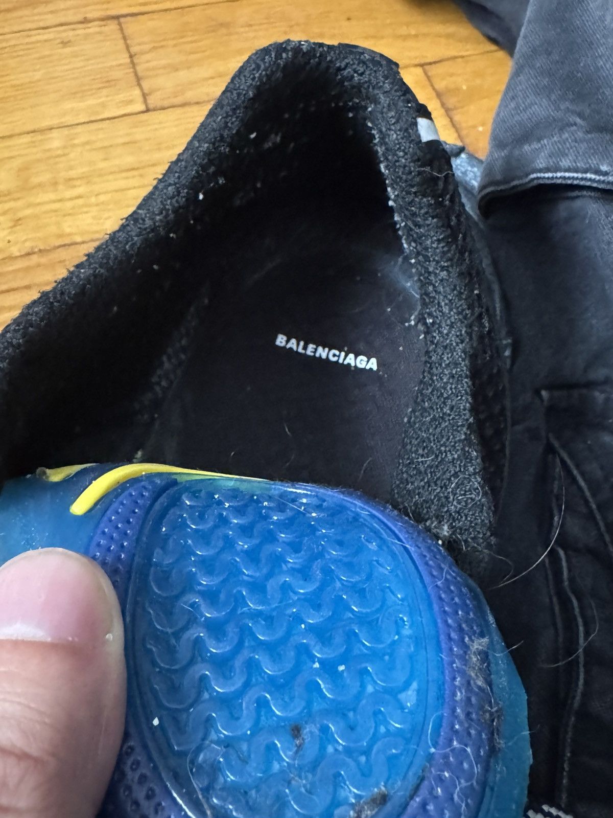 Balenciaga MEN'S 3XL SNEAKER IN BLACK Size US 9 / EU 42 - 6 Thumbnail