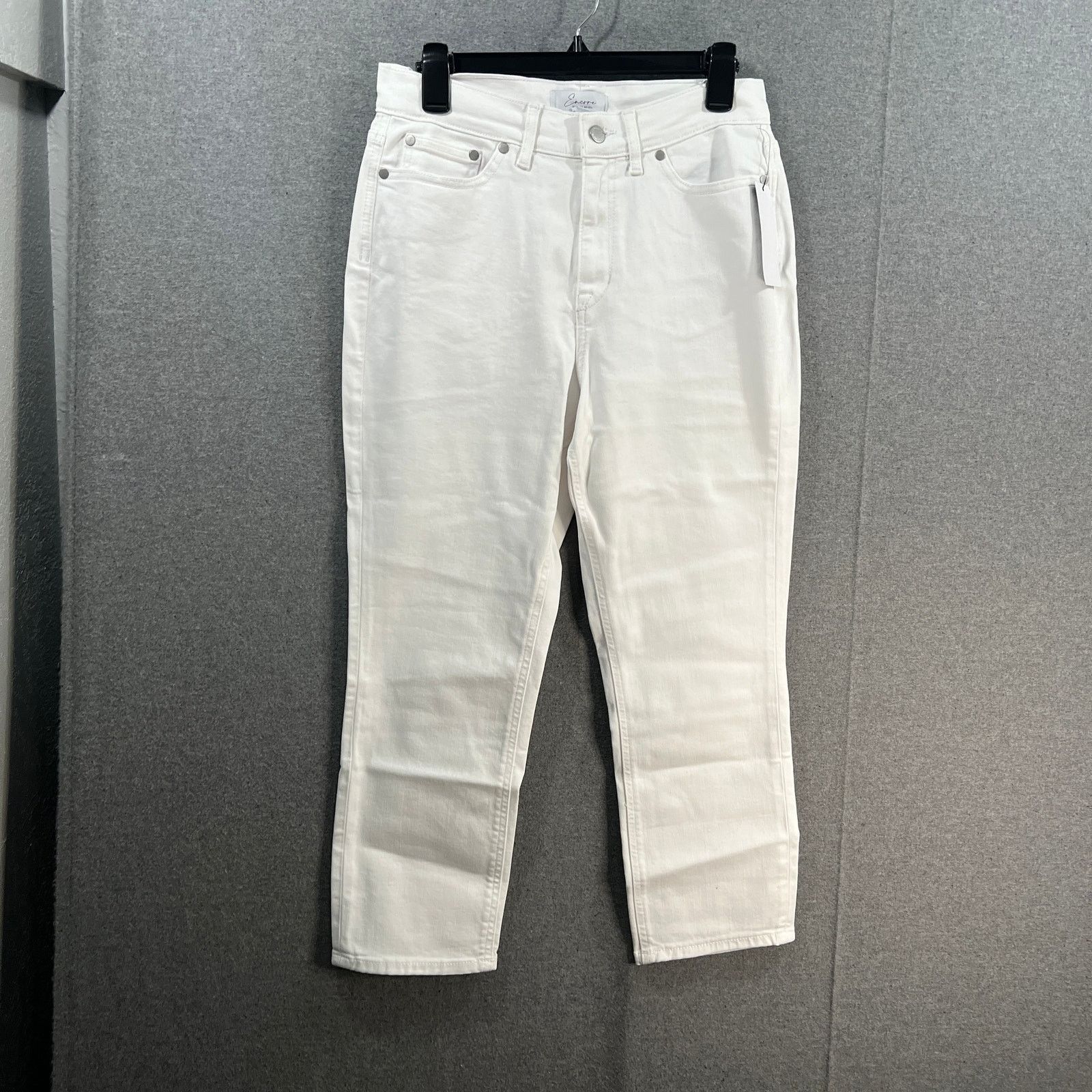 Other Encore by Idina Menzel Regular High Waisted Crop Jeans Size 28" / US 6 / IT 42 - 1 Thumbnail