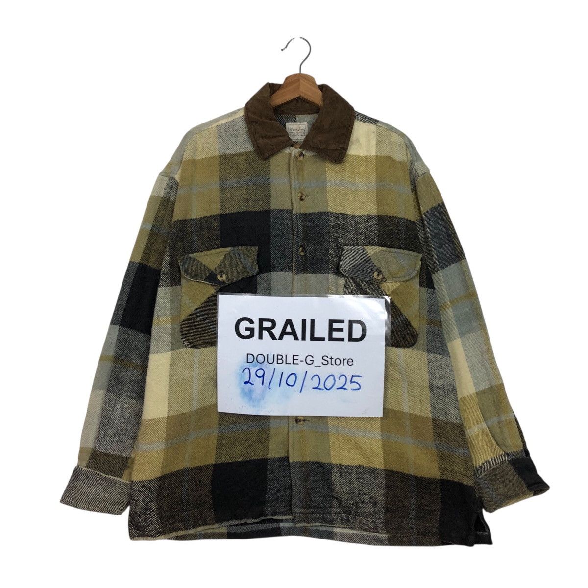 Japanese Brand 📌Vintage Wool Flannel Jacket Mandoc Tartan Issey Miyake Size US L / EU 52-54 / 3 - 1 Thumbnail