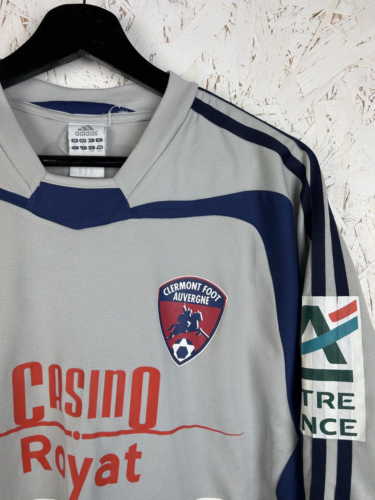 Adidas Adidas Clermont Foot 2005/06 #7 Fouret Match Worn Kit Jersey Size US L / EU 52-54 / 3 - 2 Thumbnail