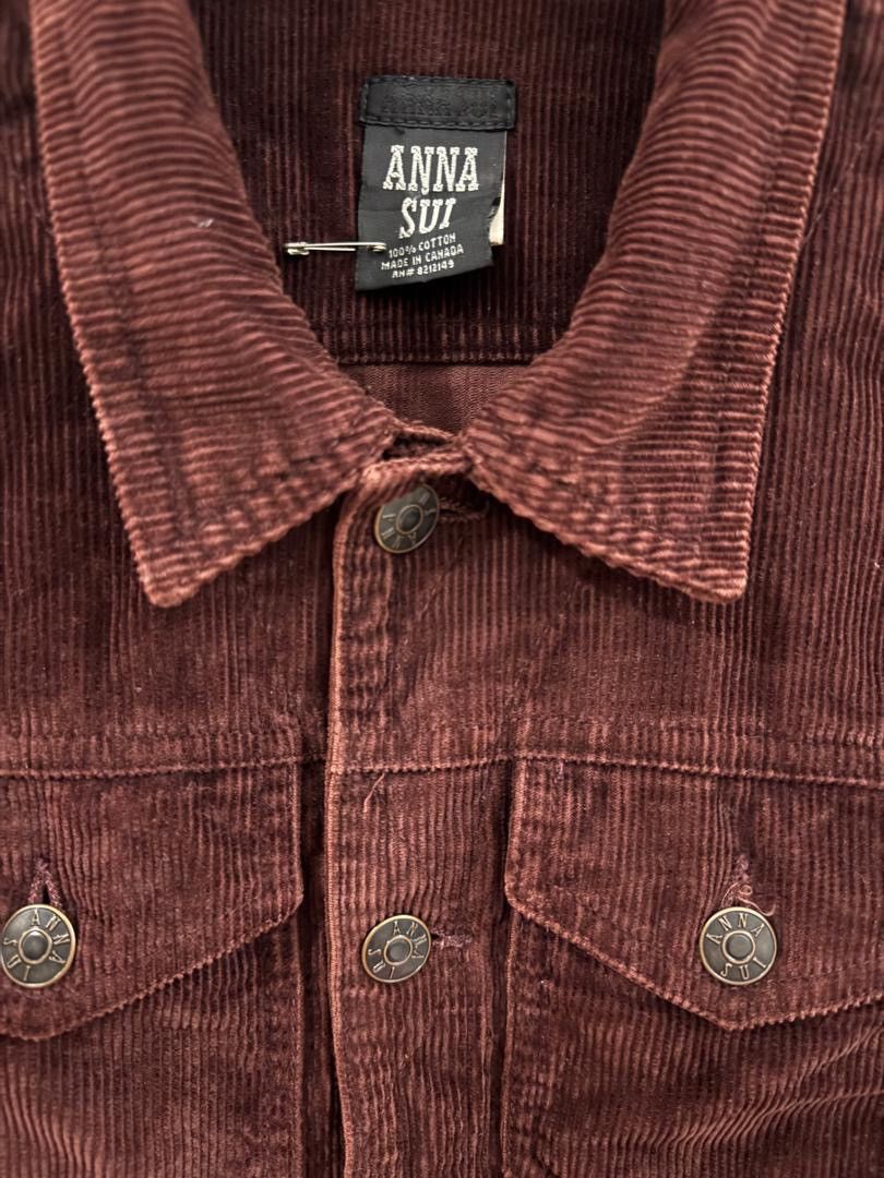 Anna Sui × Designer Anna Sui Corduroy Jacket Size S / US 4 / IT 40 - 3 Thumbnail