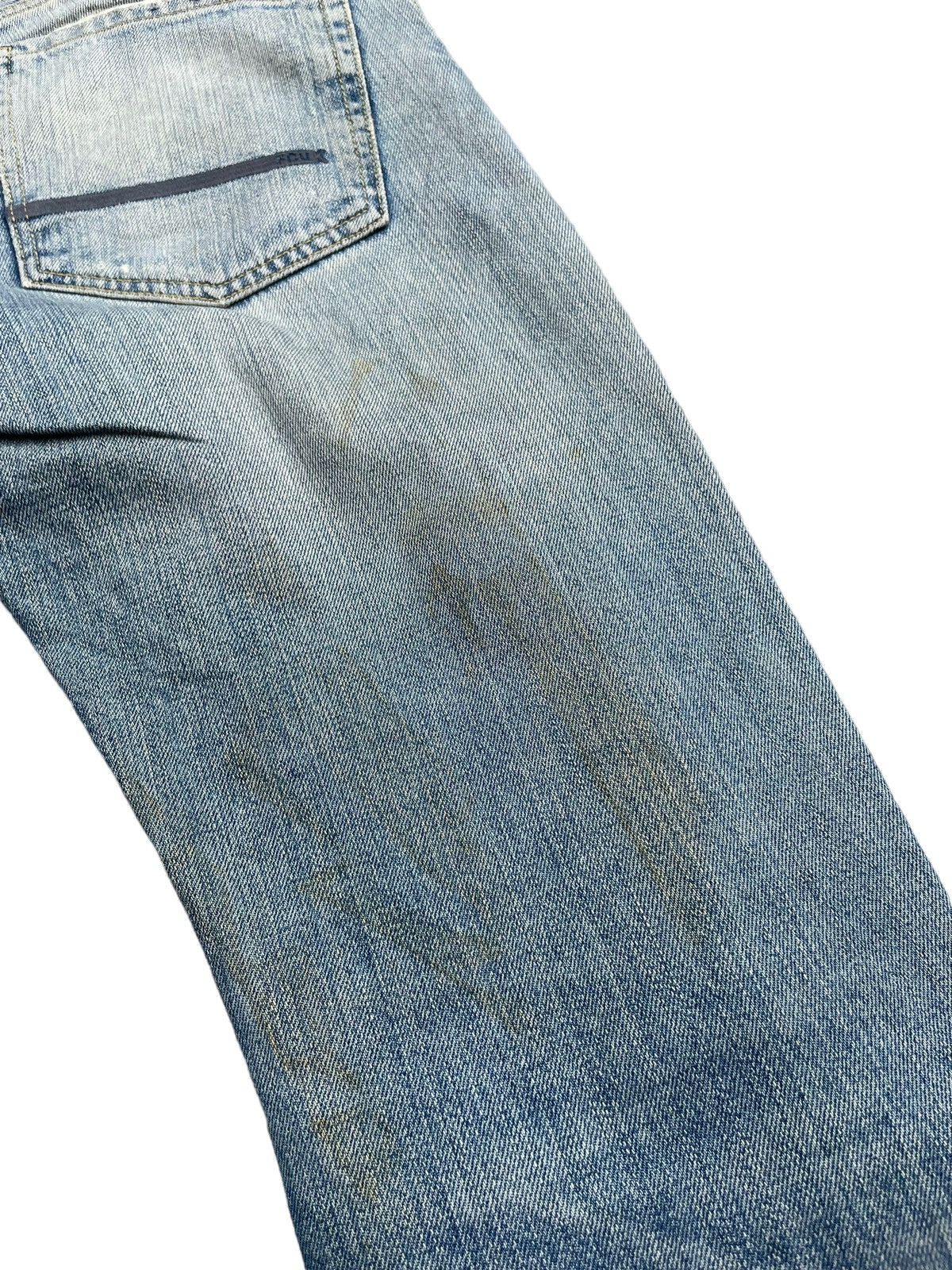 FCUK FCUK Faded & Distresed Denim Size US 33 - 13 Thumbnail