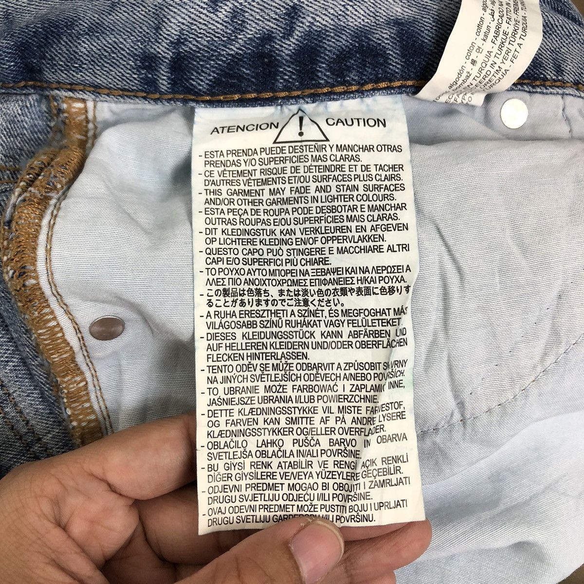 Japanese Brand 🔥RARE DISTRESSED DENIM JEANS ZARA DESIGNER Size US 34 / EU 50 - 13 Thumbnail