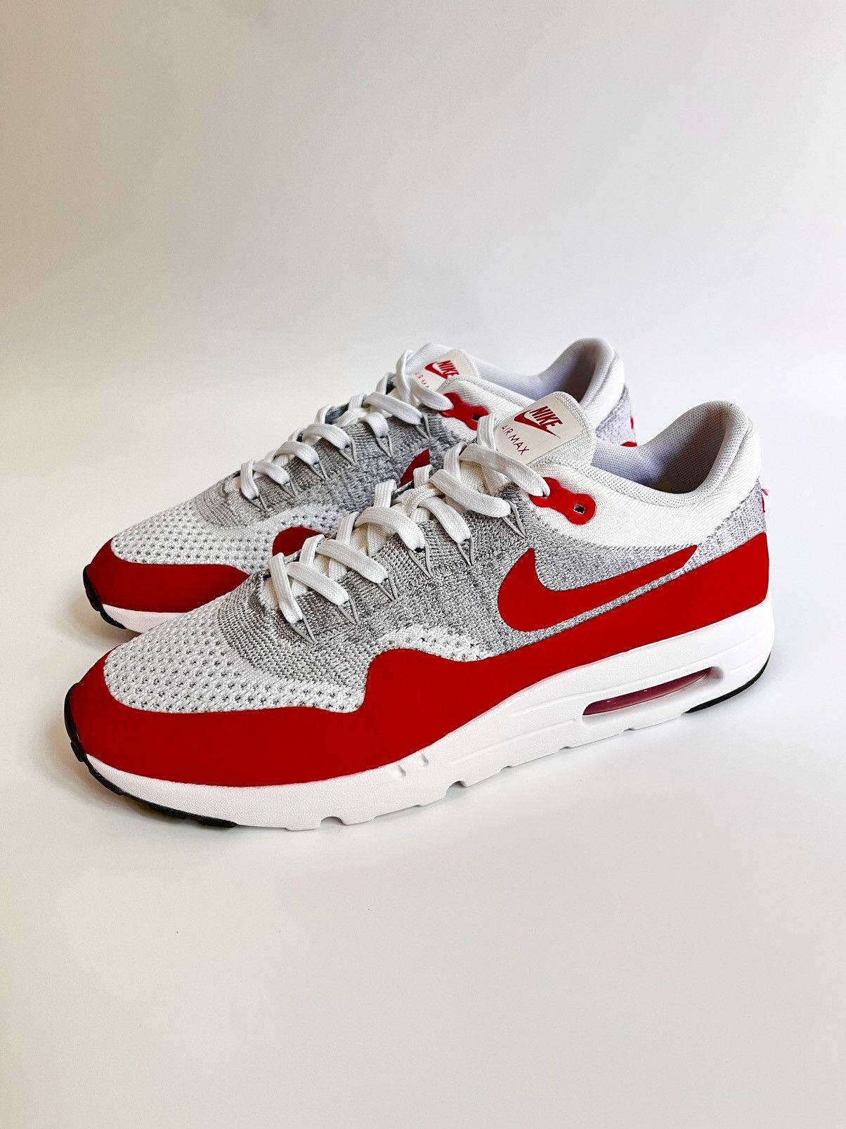 Nike Nike Air Max 1 OG Flyknit “University Red” Size US 10.5 / EU 43-44 - 12 Thumbnail