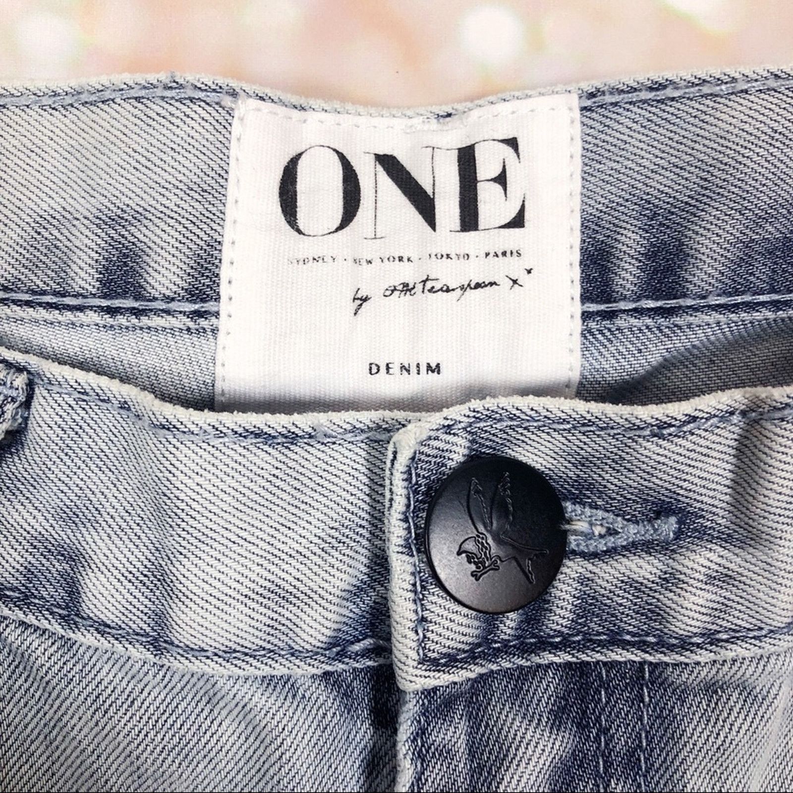 One Teaspoon One Teaspoon LT Wash Happy Awesome Baggies 24 Jean Size 24" / US 00 / IT 34 - 9 Thumbnail