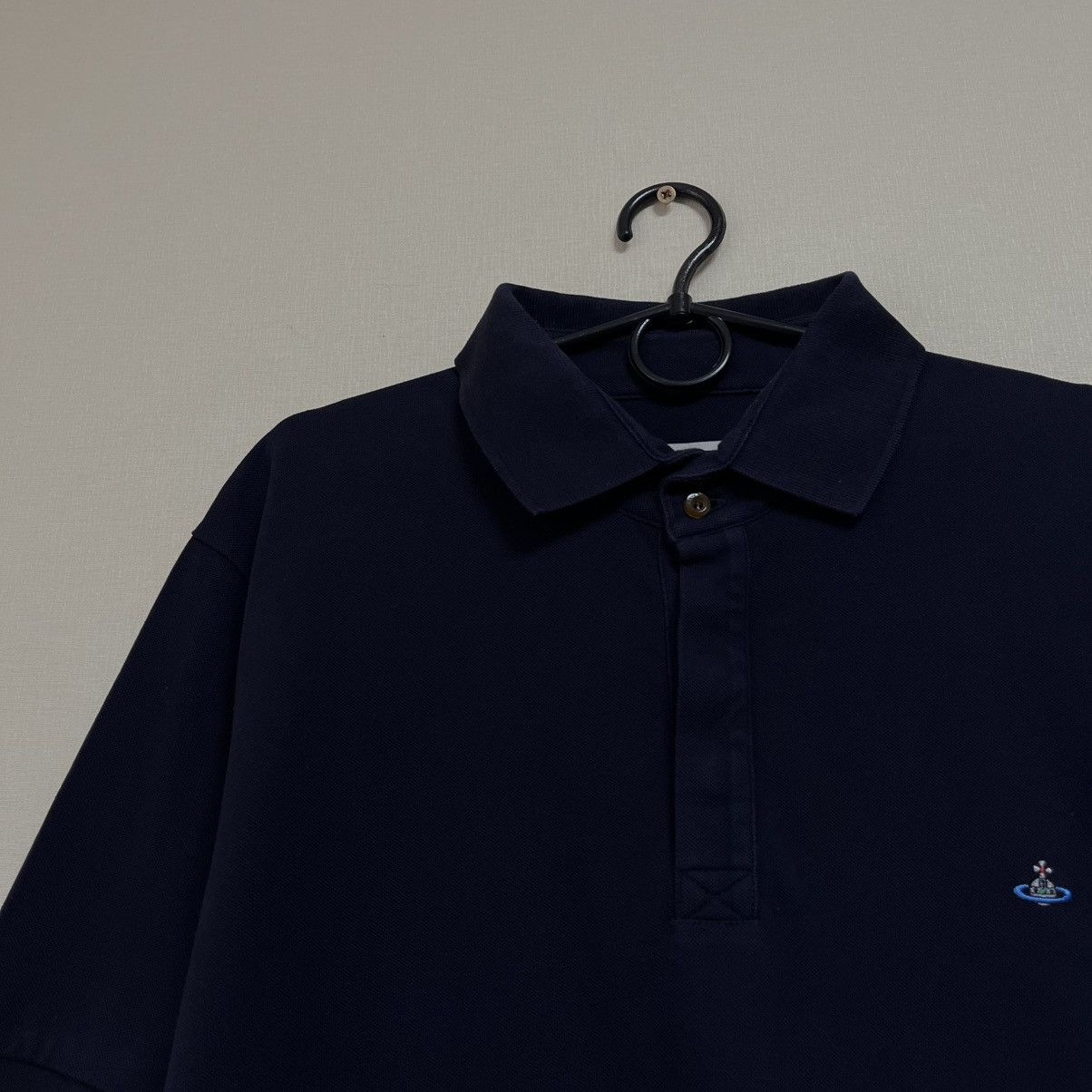 Vivienne Westwood Vivienne Westwood Polo T-Shirt Vintage Small Orb Logo Luxury Size US XL / EU 56 / 4 - 3 Thumbnail