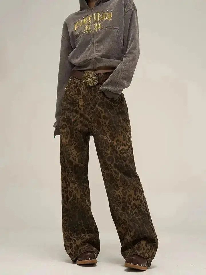 Japanese Brand Leapord Style Pant Size US 32 / EU 48 - 5 Thumbnail