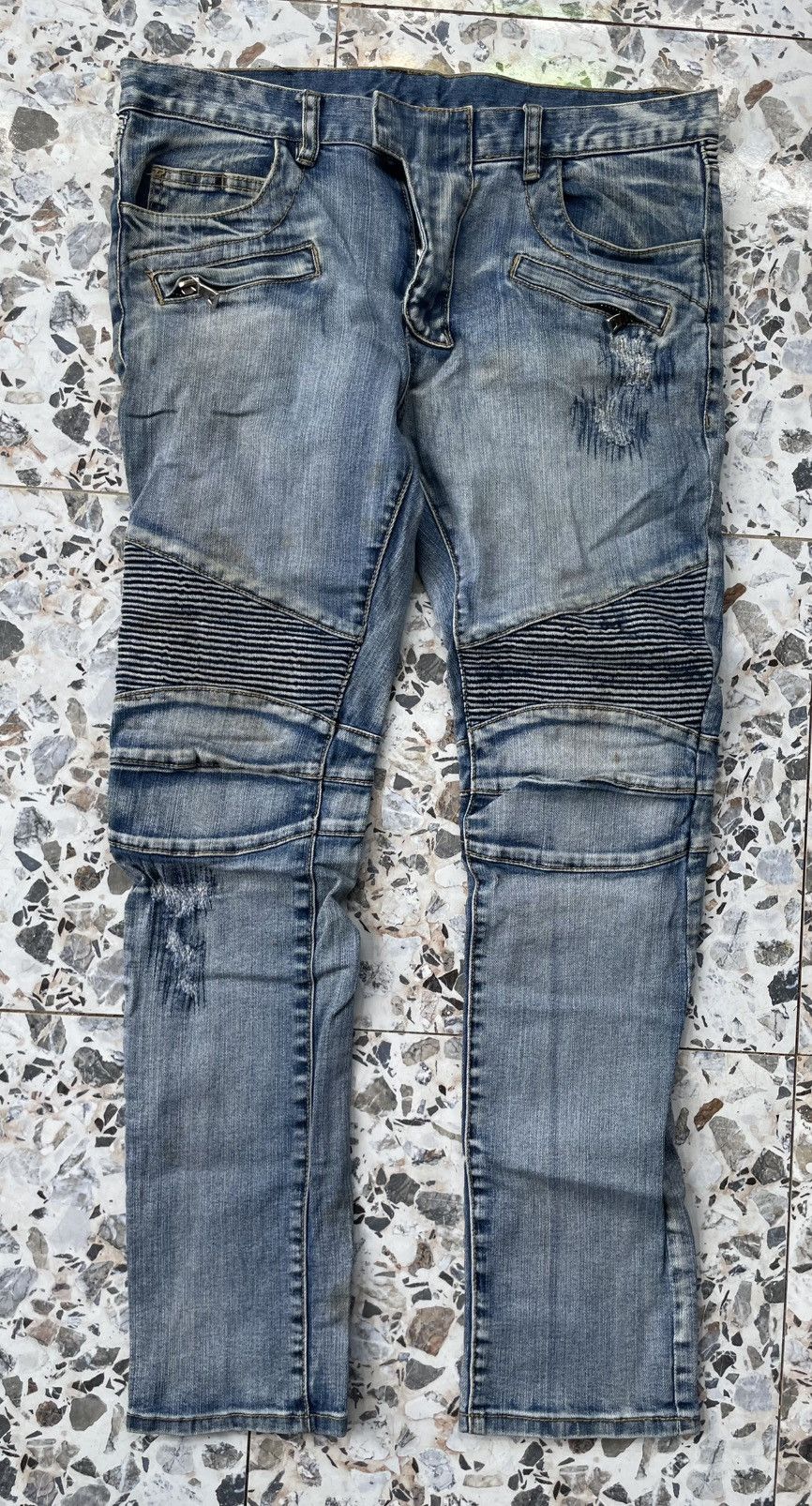 Balmain Balmain Biker Jeans Size US 30 / EU 46 - 2 Thumbnail