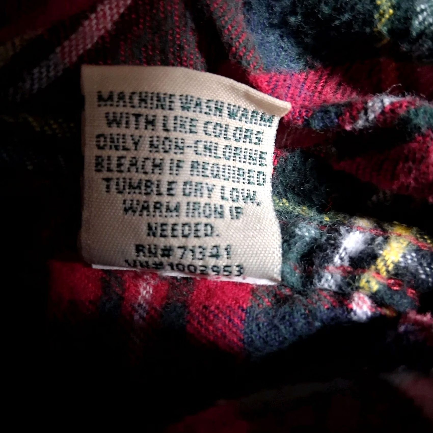 Vintage VINTAGE LL Bean Flannel Shirt Women 1X Red Scotch Plaid Royal Stewart Tartan Shirt Size XL / US 12-14 / IT 48-50 - 5 Thumbnail