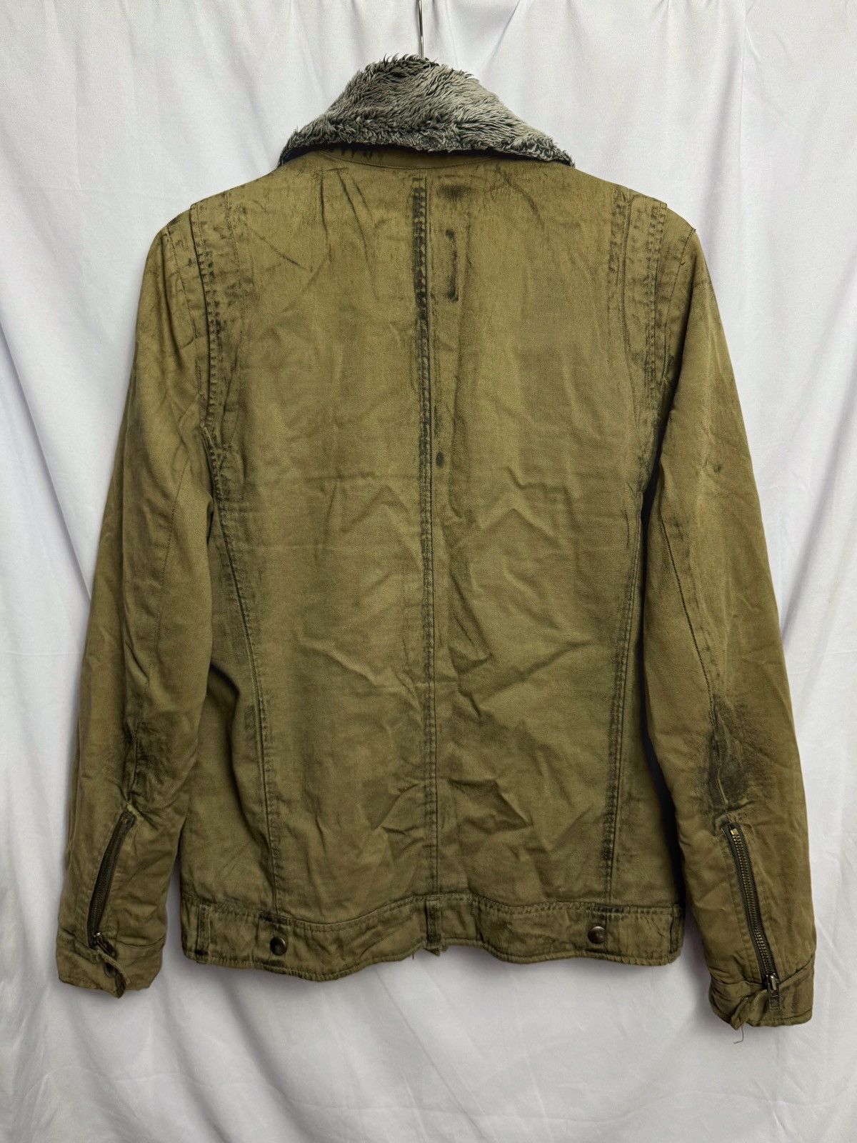 14th Addiction × KMRii × Yasuyuki Ishii EASY RIDERS BLUEBOY INDUSTRY MULTIPOCKET FUR COLLAR JACKET Size US M / EU 48-50 / 2 - 5 Thumbnail