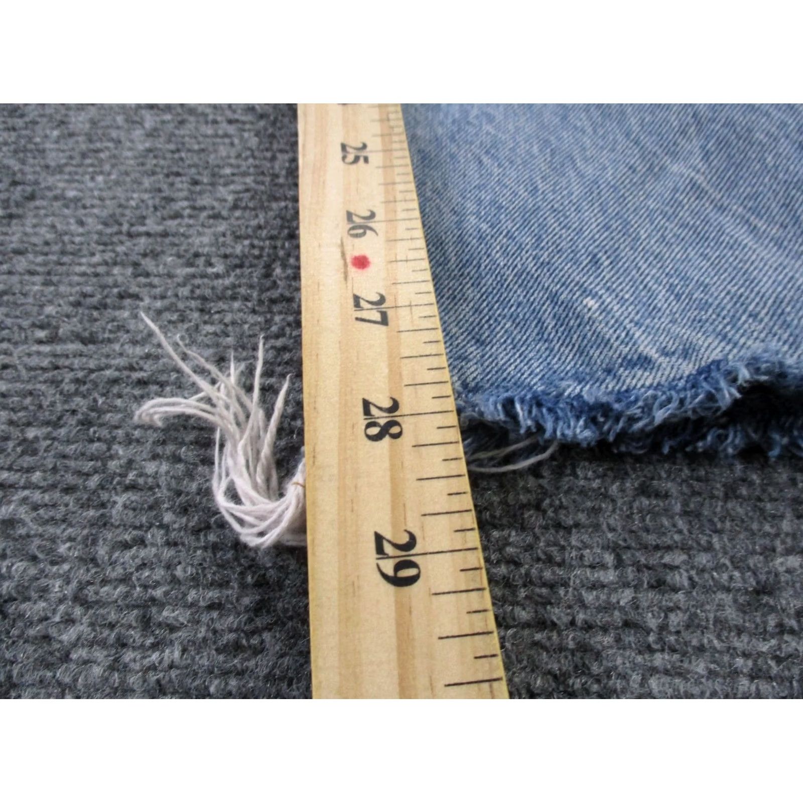 Levi's Levi's 501 Jeans Womens 27 Skinny Regular Blue Denim High Rise Distressed Color: Blue 501 Series Womens Jeans Size 30" / US 8 / IT 44 - 4 Thumbnail