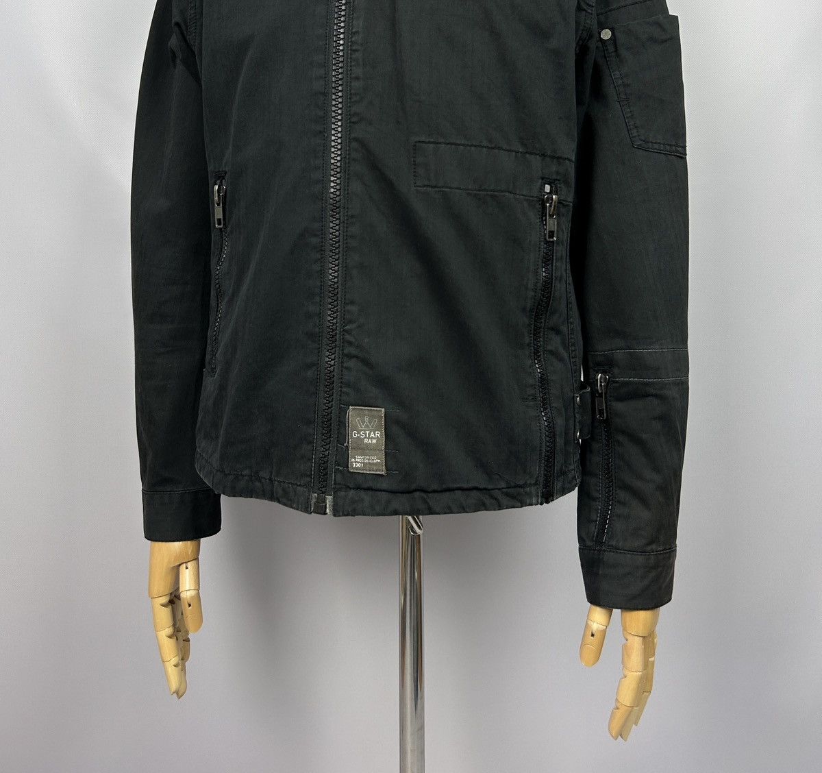 G-Star G Star Royal Art Jacket Big Logo Black RARE Size L Size US L / EU 52-54 / 3 - 3 Thumbnail