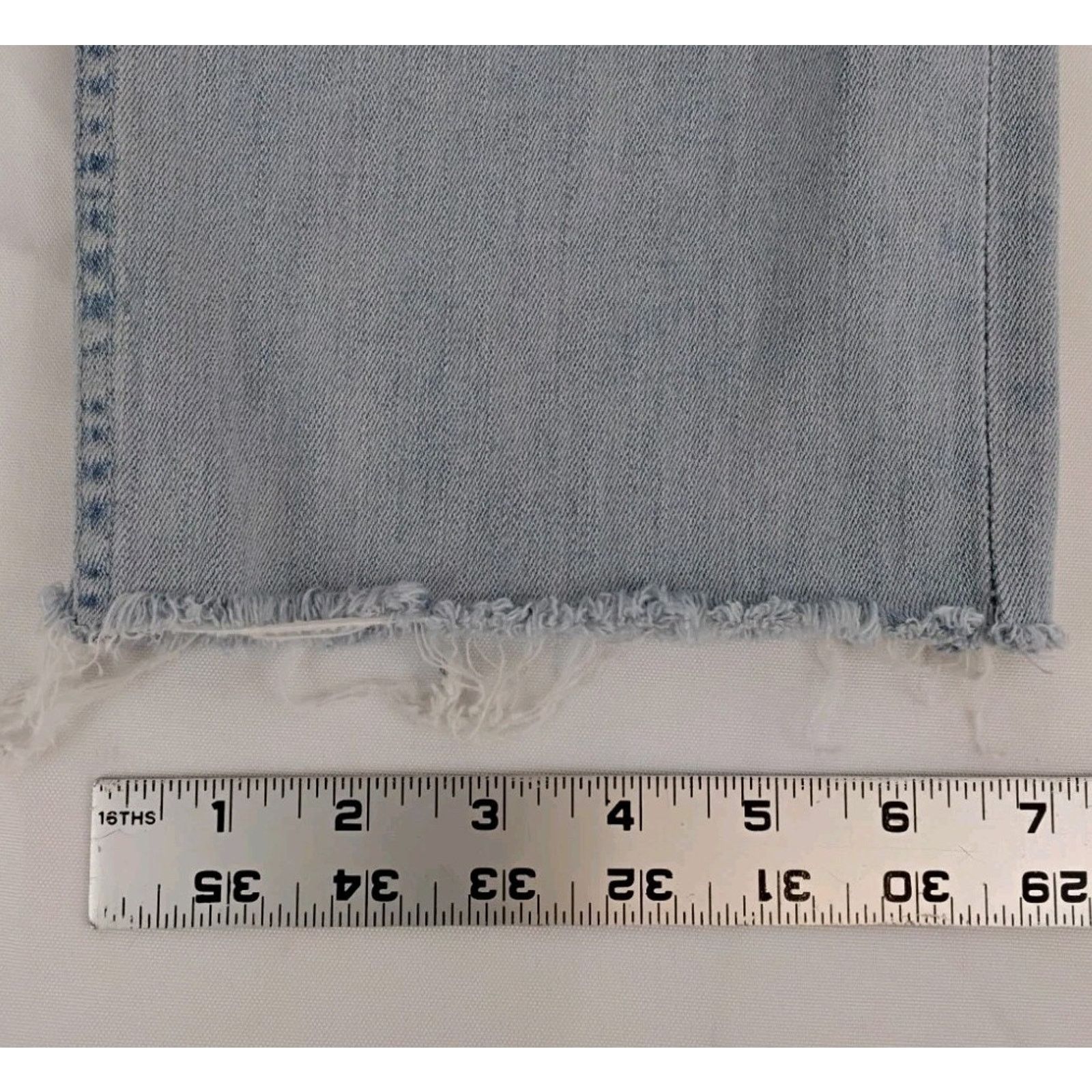 MOTHER Mother High Waisted Rider Jeans Women's 31 Light Wash Size 31" - 17 Thumbnail
