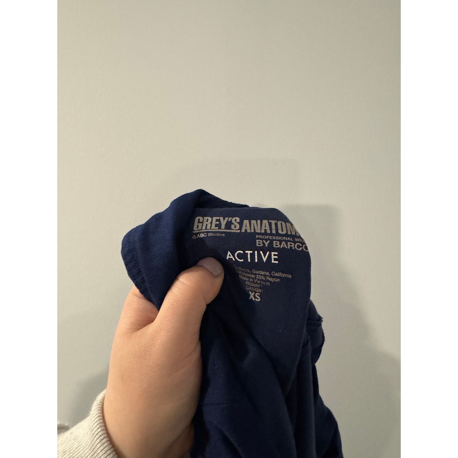 Other Greys Anatomy Navy Blue Scrub Pants Size XS Size XS / US 0-2 / IT 36-38 - 2 Thumbnail