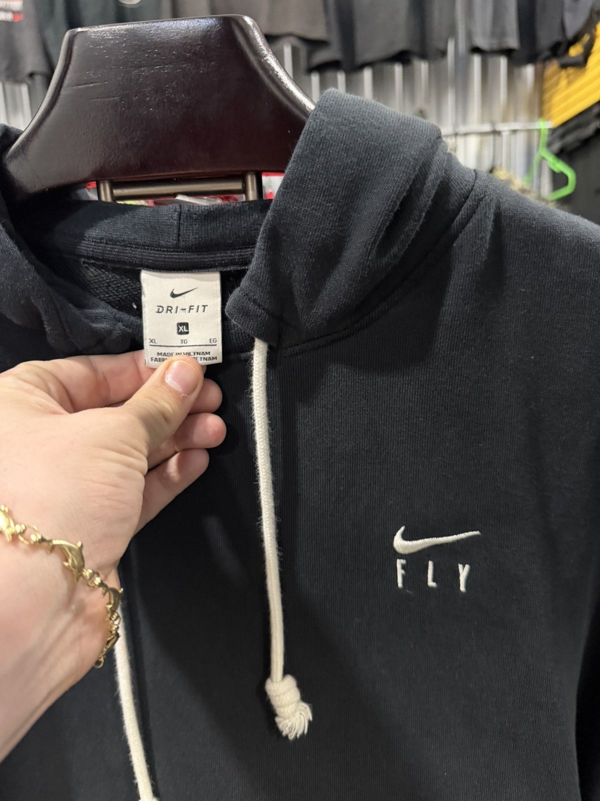 Nike Nike Fly Black Hoodie XL Size US XL / EU 56 / 4 - 2 Thumbnail