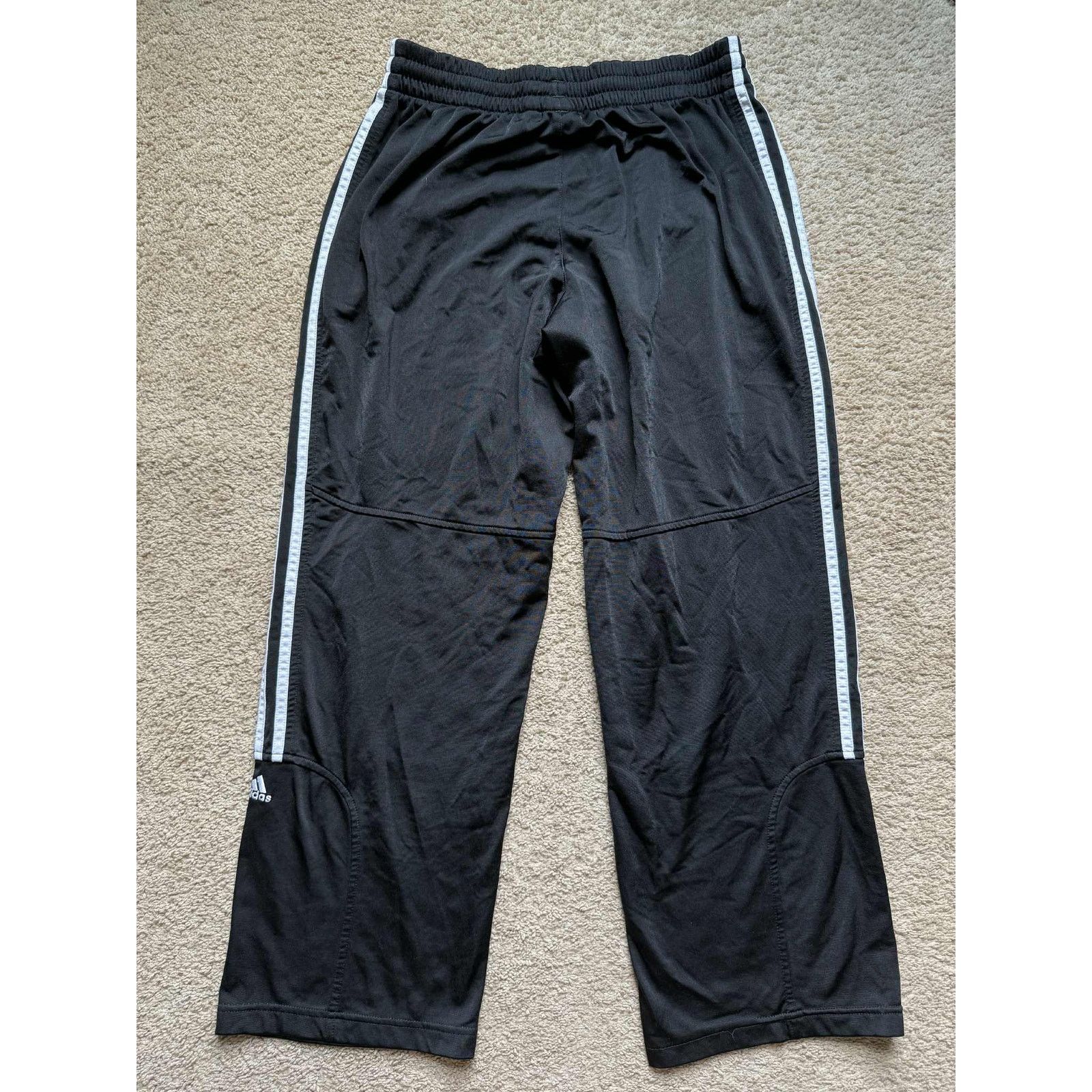 Adidas Adidas Tricot Active Track Pants Black/White Men's Size L Size US 30 / EU 46 - 2 Thumbnail
