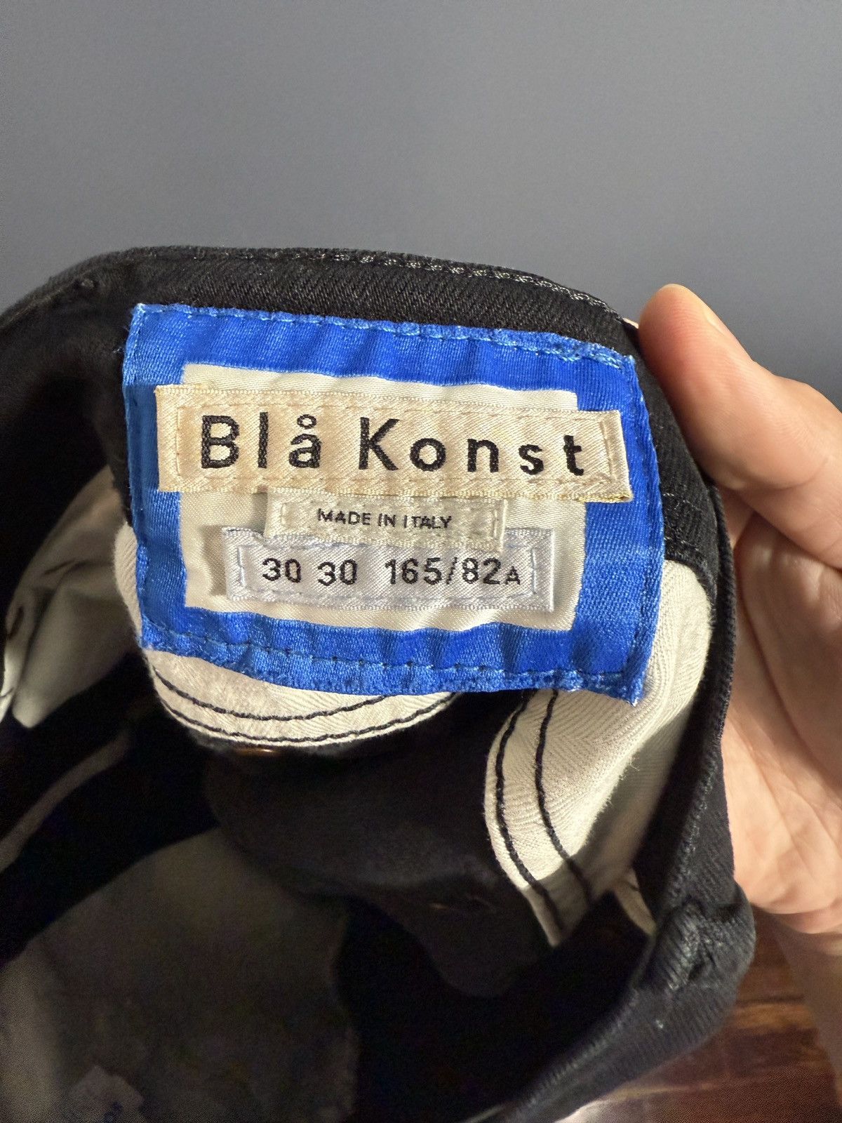 Acne Studios Acne Studios Blå Konst Black Denim Size US 30 / EU 46 - 4 Thumbnail