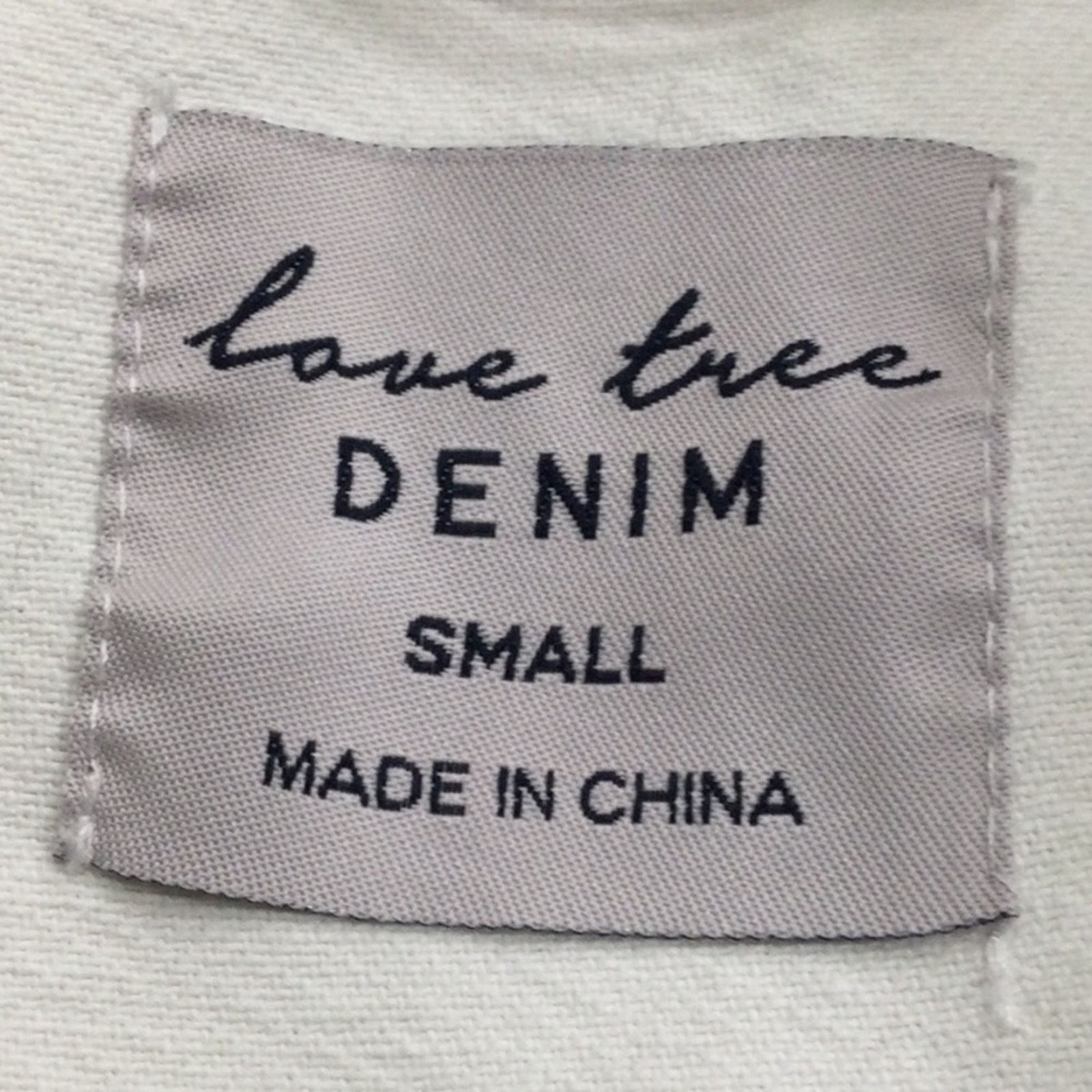 Other Love Tree Denim White Distressed Jean Jacket Small Size S / US 4 / IT 40 - 11 Thumbnail