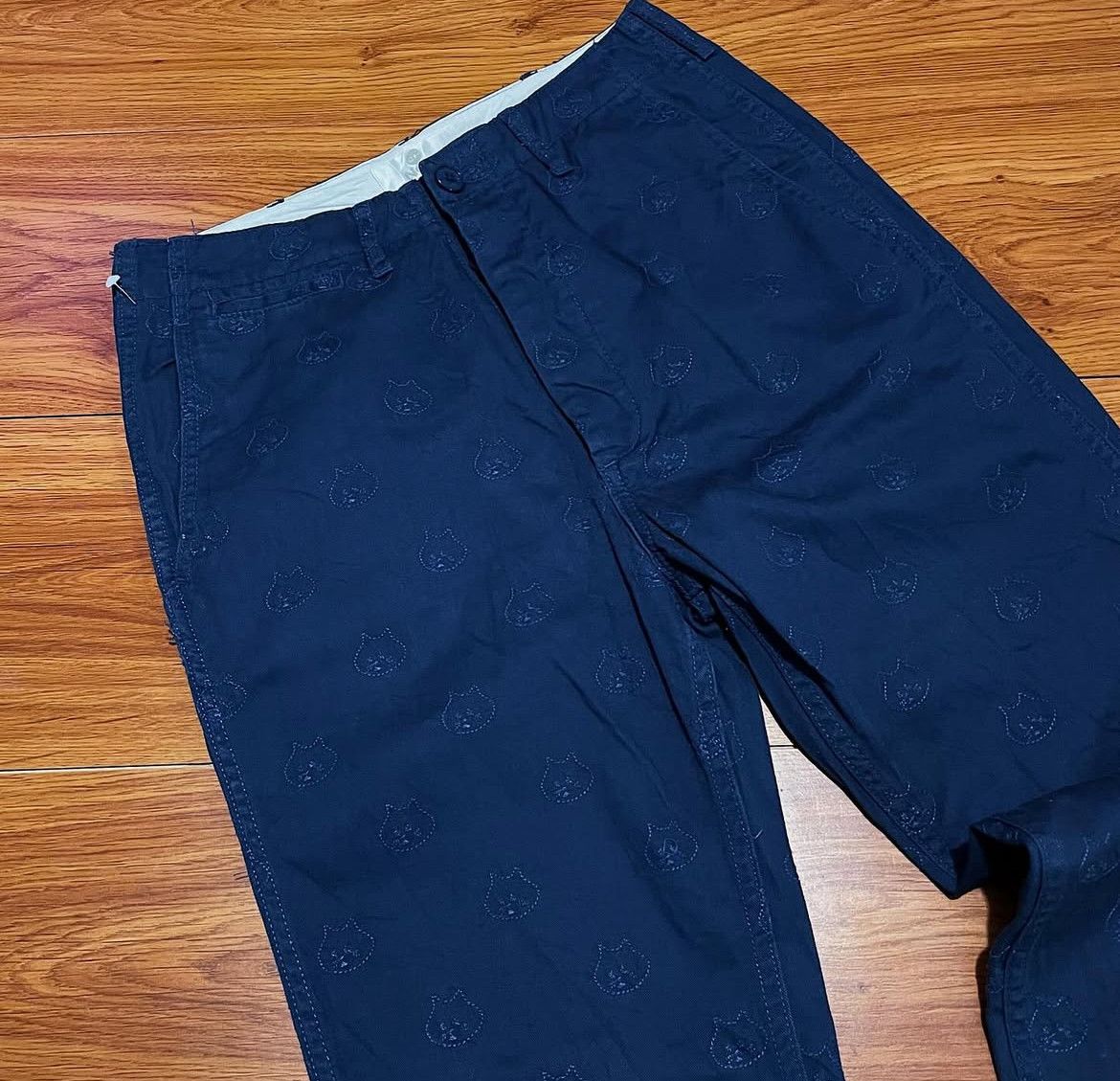 Ne-Net 2000s Nenet by Issey Miyake Embroidery Print Logo Pants Size US 29 - 3 Thumbnail