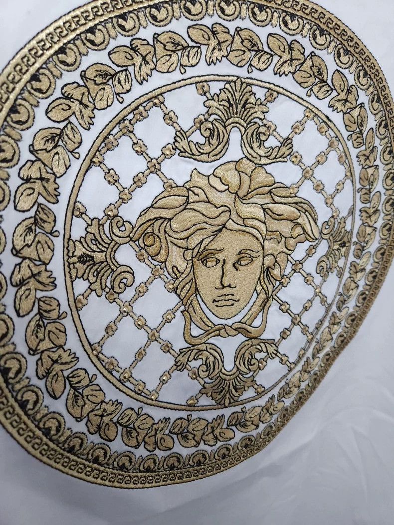 Versace Versace Gold diamond embroidered short sleeves Size US M / EU 48-50 / 2 - 4 Thumbnail