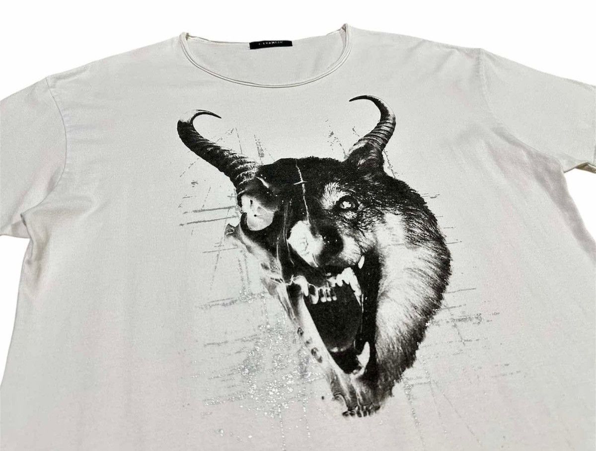 If Six Was Nine 🔥Rare Y2K Civarize Satanic Wolf Goat Shirt Trim Edge Vkei Size US L / EU 52-54 / 3 - 2 Thumbnail