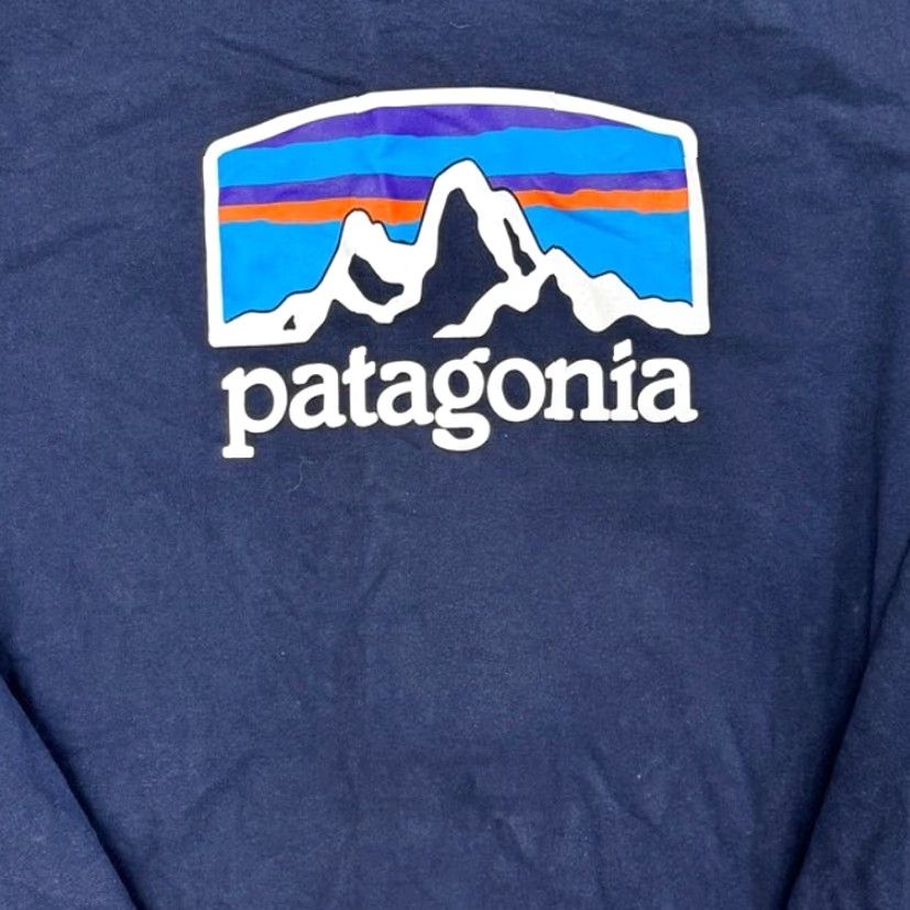 Patagonia Patagonia Mens Navy Blue Size M Fitz Roy Horizons Uprisal Crew Sweatshirt Size US M / EU 48-50 / 2 - 3 Thumbnail