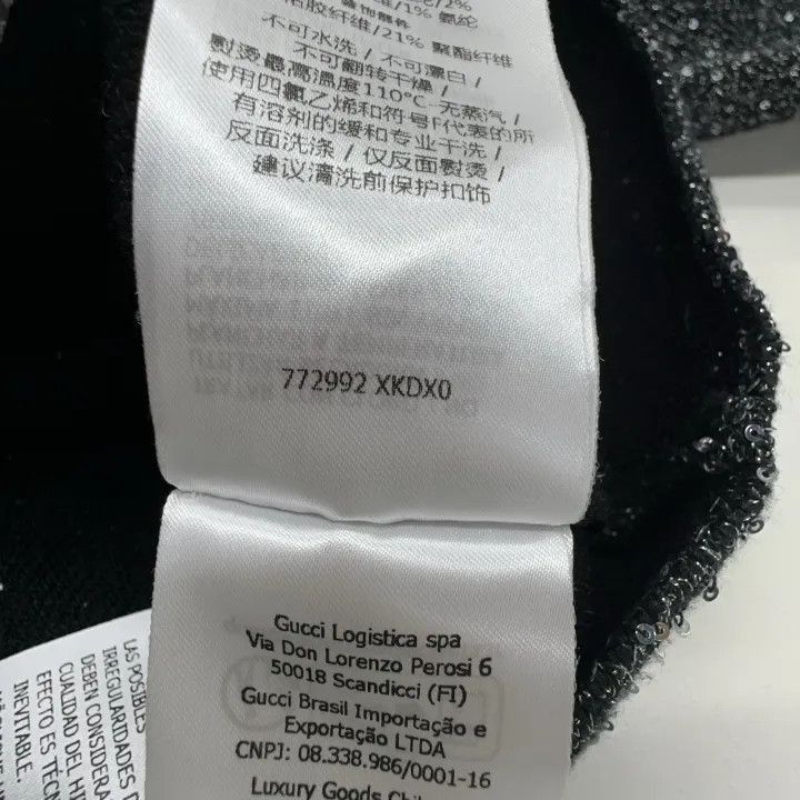 Gucci Gucci Sparkling Gray Cardigan Sweater-2507 Size L / US 10 / IT 46 - 4 Thumbnail