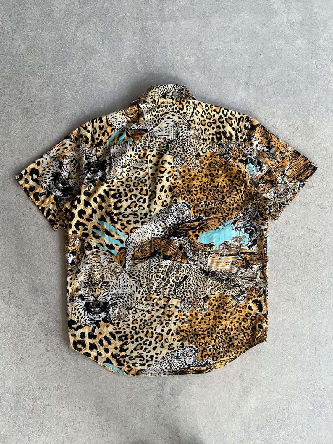 Stussy Stussy Leopard Wild Life Shirt Size US S / EU 44-46 / 1 - 2 Thumbnail
