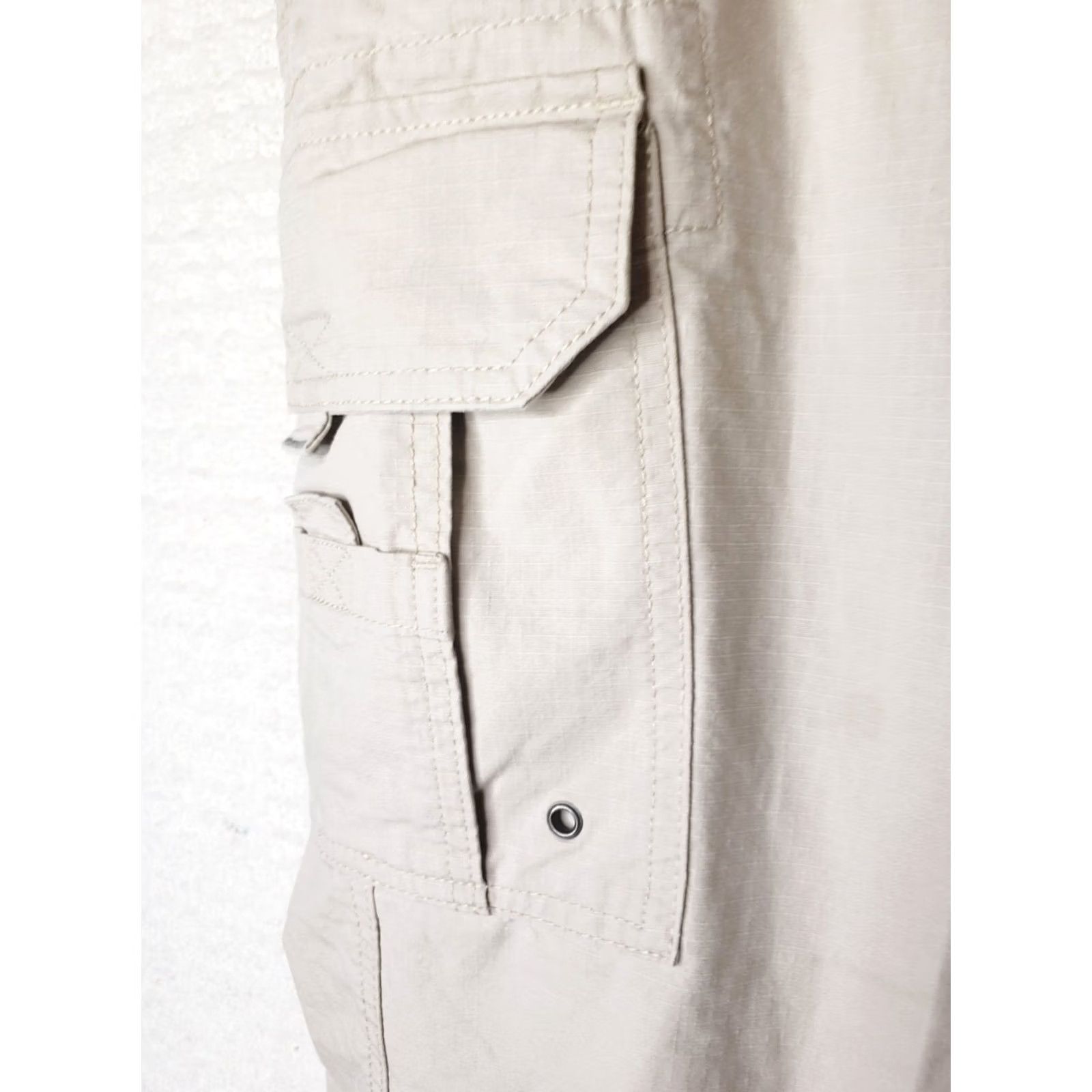 J Brand RedHead Pants Mens 40 Beige Brand Men 40x32 Khaki Cargo Relaxed Fit Ripstop Cotton Size US 40 / EU 56 - 6 Thumbnail