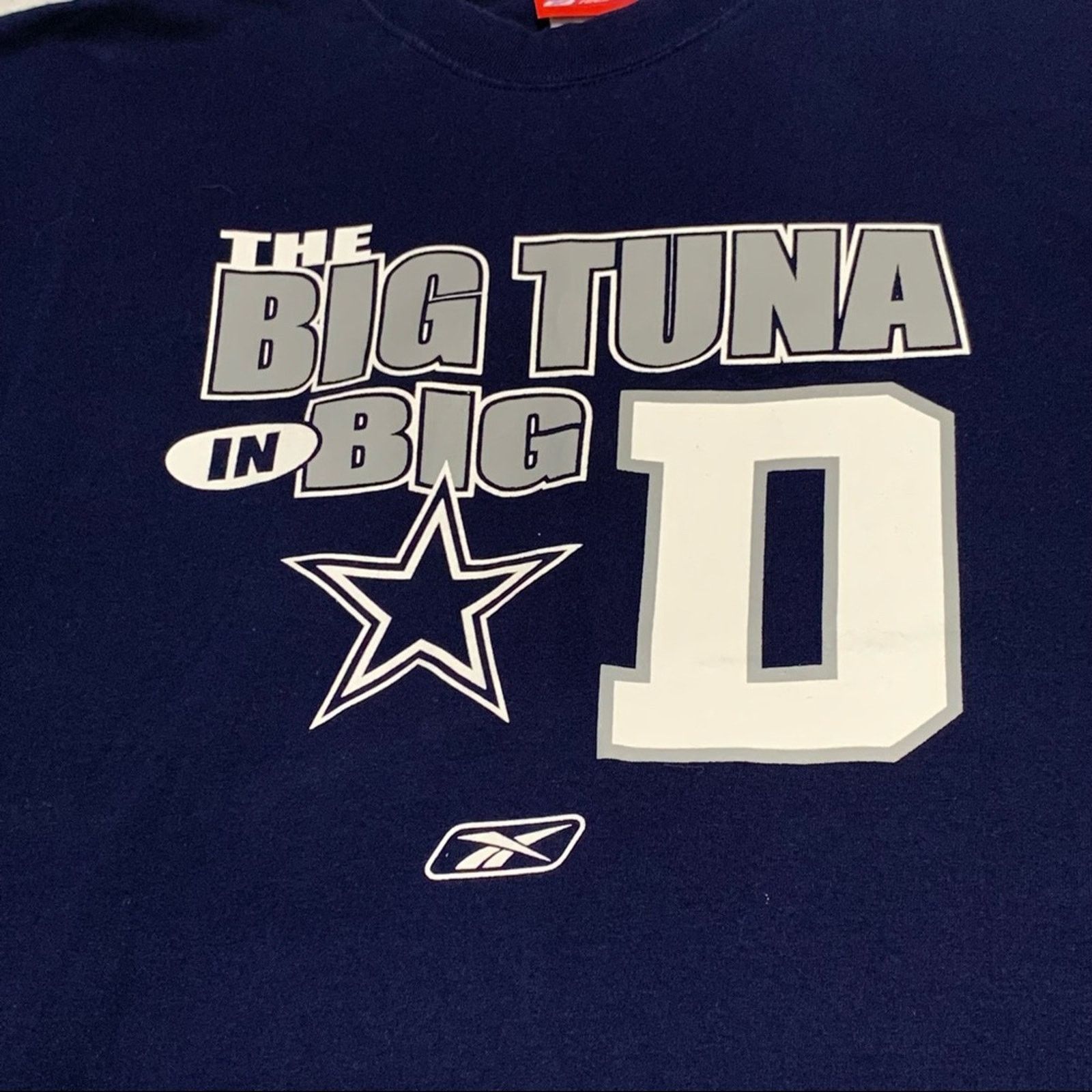 Reebok VINTAGE REEBOK DALLAS COWBOYS PARCELLS BIG TUNA IN BIG D LRG Size US L / EU 52-54 / 3 - 2 Thumbnail