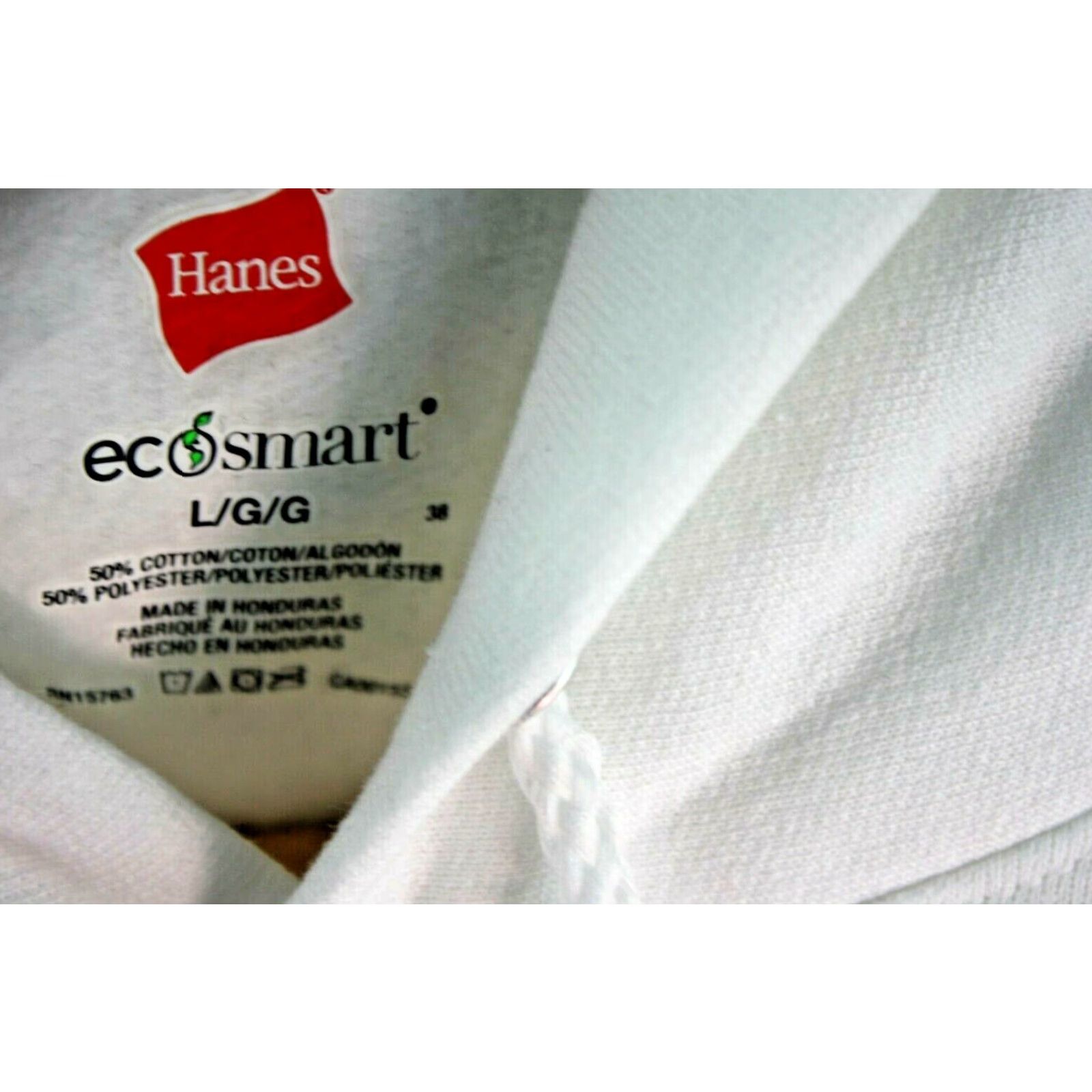 Hanes Hanes ComfortBlend EcoSmart Pullover Hoodie Sweatshirt White L Mens Hoodie Pullover Size US L / EU 52-54 / 3 - 6 Thumbnail