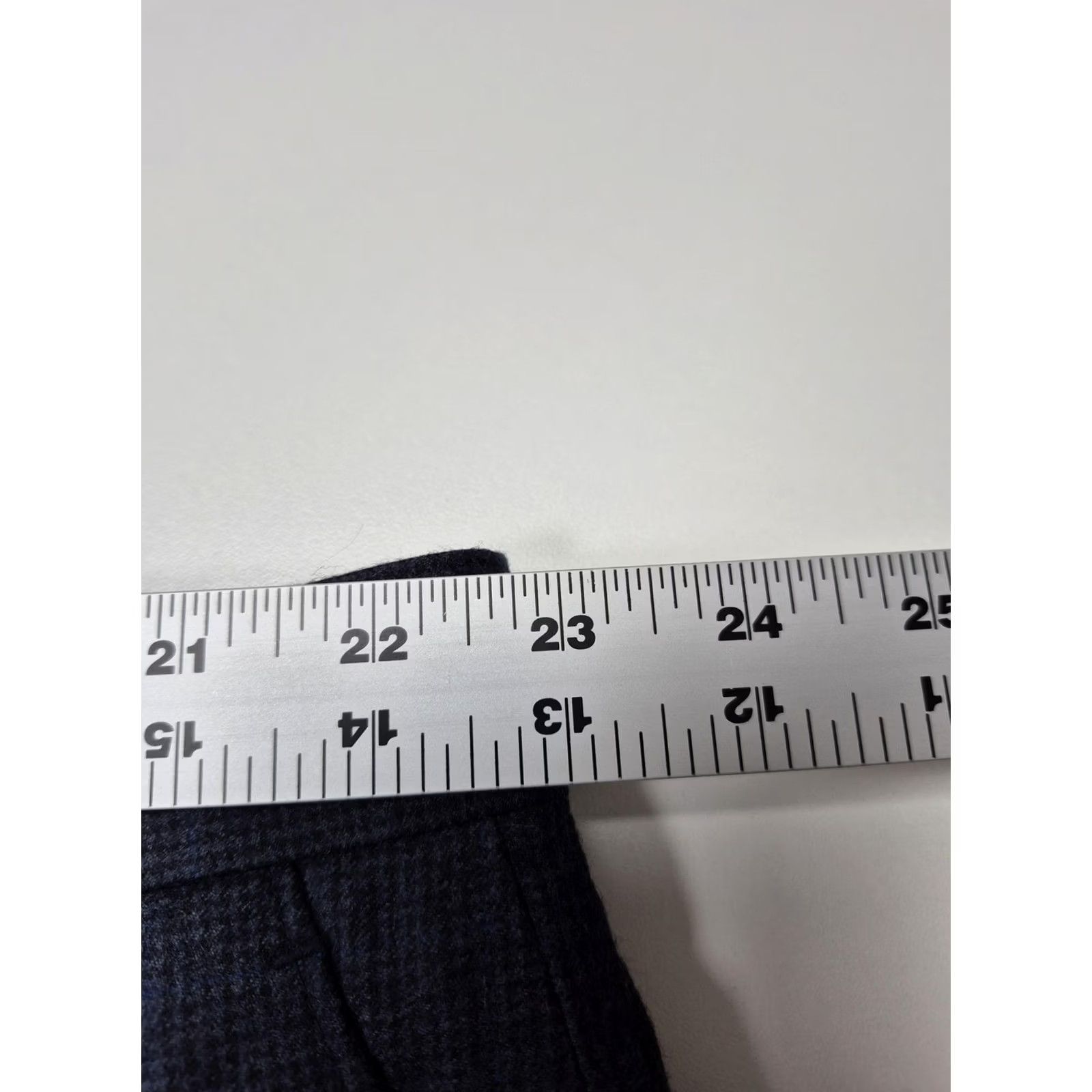 Ralph Lauren Ralph Lauren Dress Pants Men's 46 x 36 Wool Plaid Flat Front Navy Blue Pockets Straight Wool Dress Pants Mens Regular Size 46W 36L Size US 30 / EU 46 - 7 Thumbnail