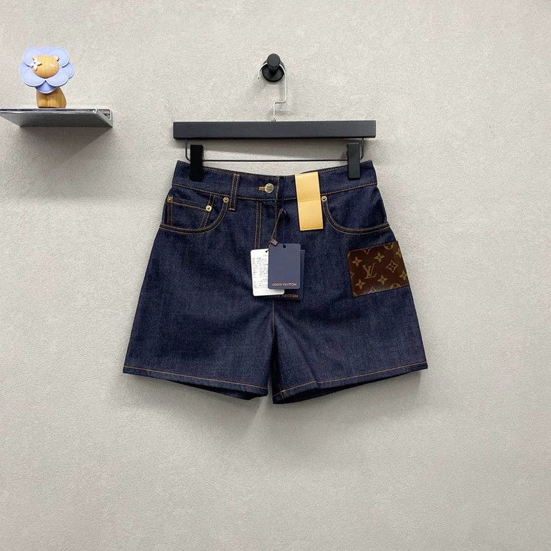 Louis Vuitton Blue Denim Shorts - dmc
