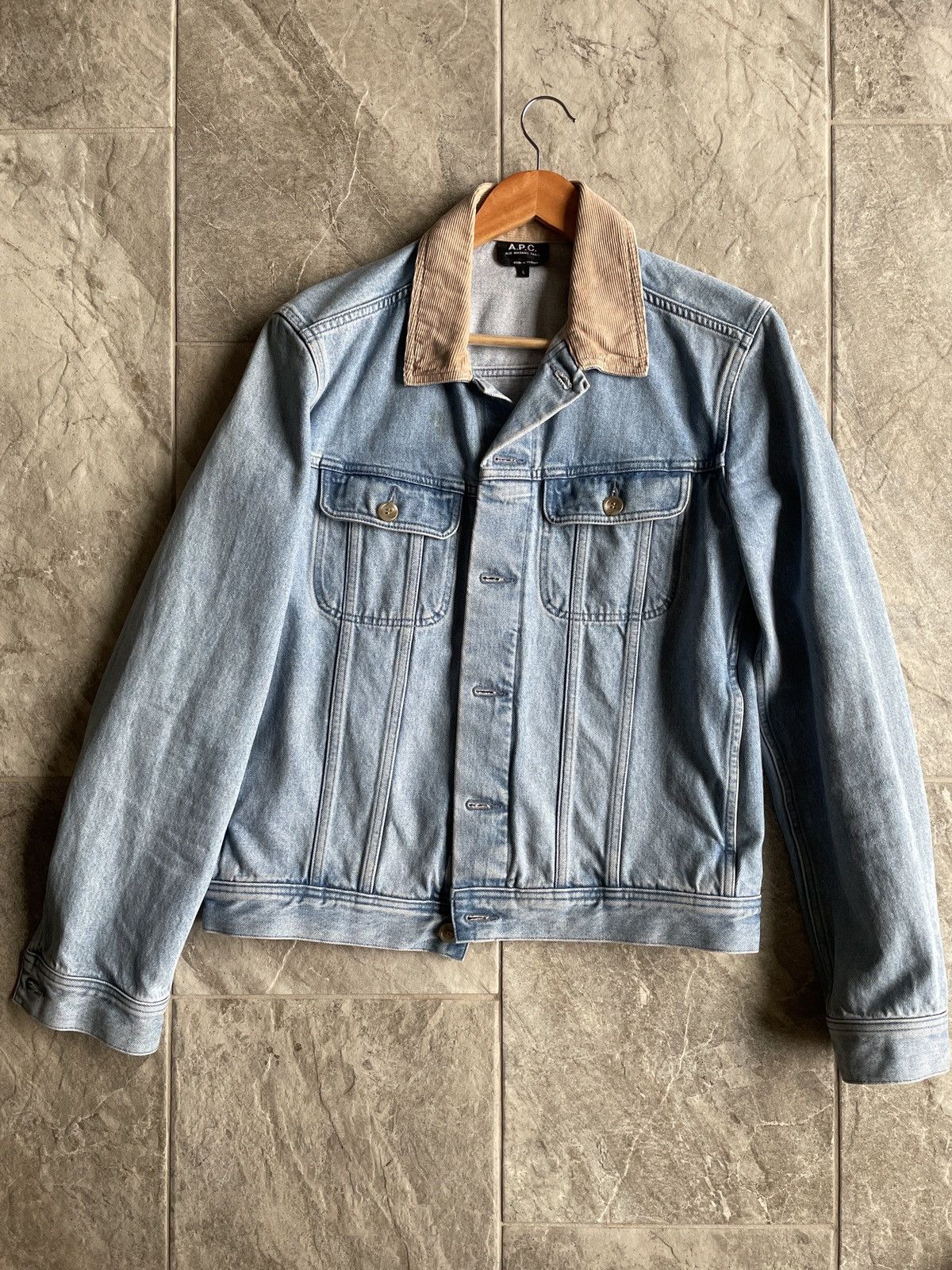 A.P.C. APC denim jacket Grailed