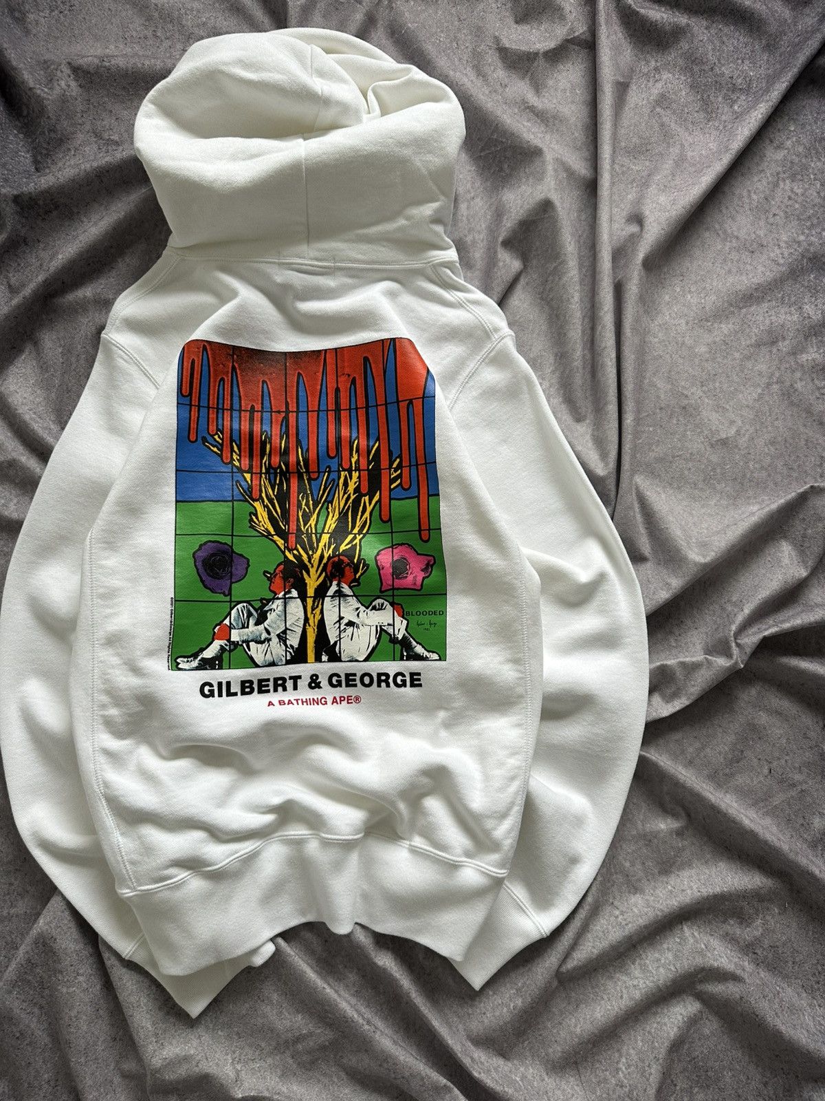 Bape Bape Gilbert George Blooded Hoodie Size US M / EU 48-50 / 2 - 2 Thumbnail