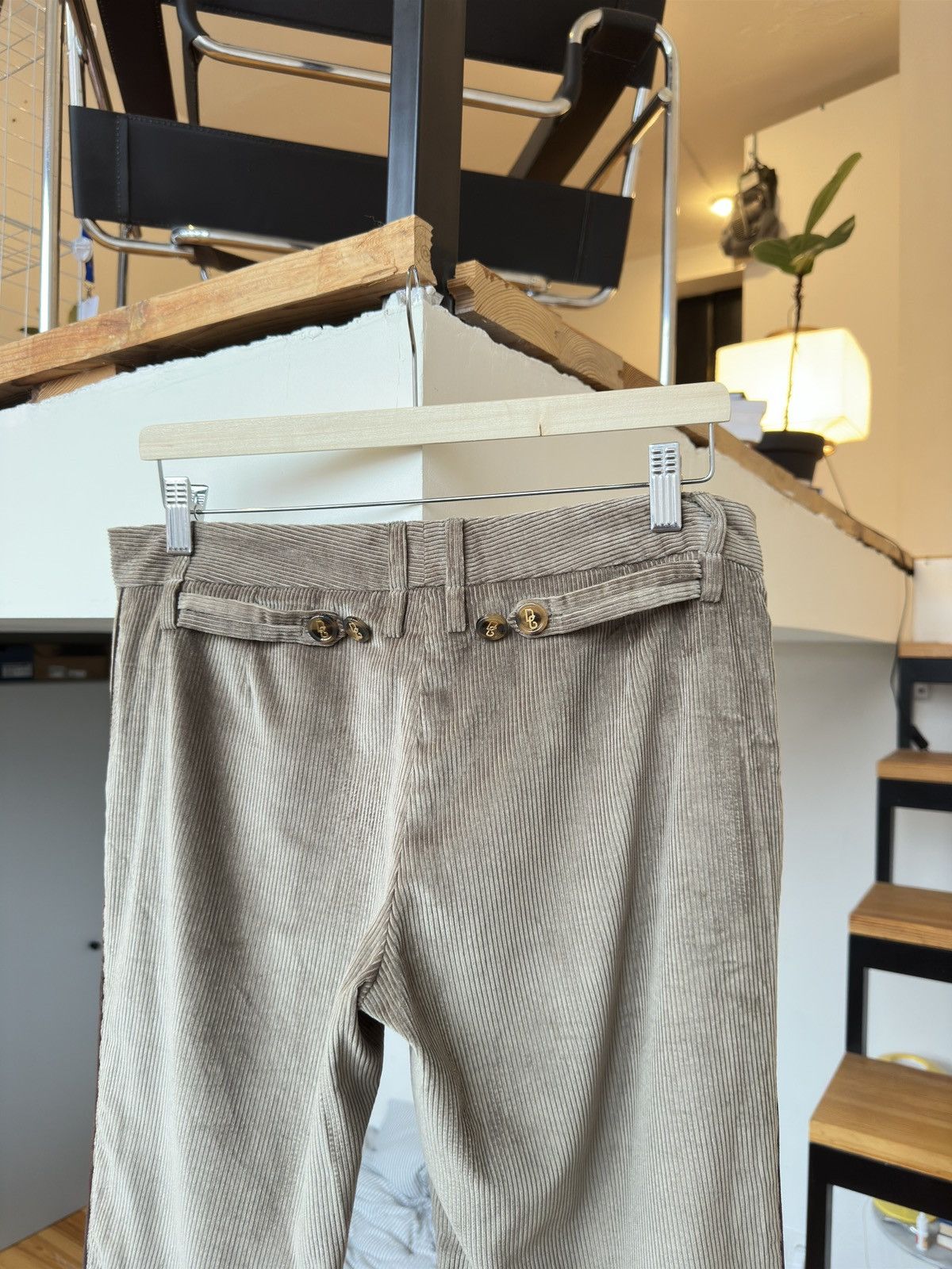 Dolce & Gabbana Dolce & Gabbana Beige Corduroy Pants Made In Italy 44 Size 30" / US 8 / IT 44 - 5 Thumbnail