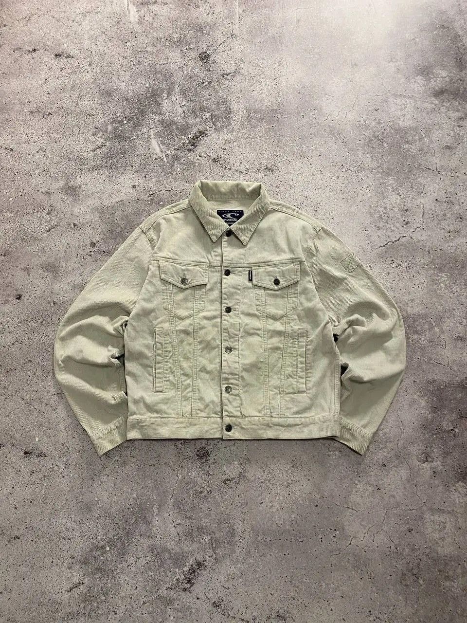 O'Neill × Vintage ONEILL VINTAGE 90s EMBROIDERED LOGO CORDUROY JACKET RARE Size US L / EU 52-54 / 3 - 2 Thumbnail
