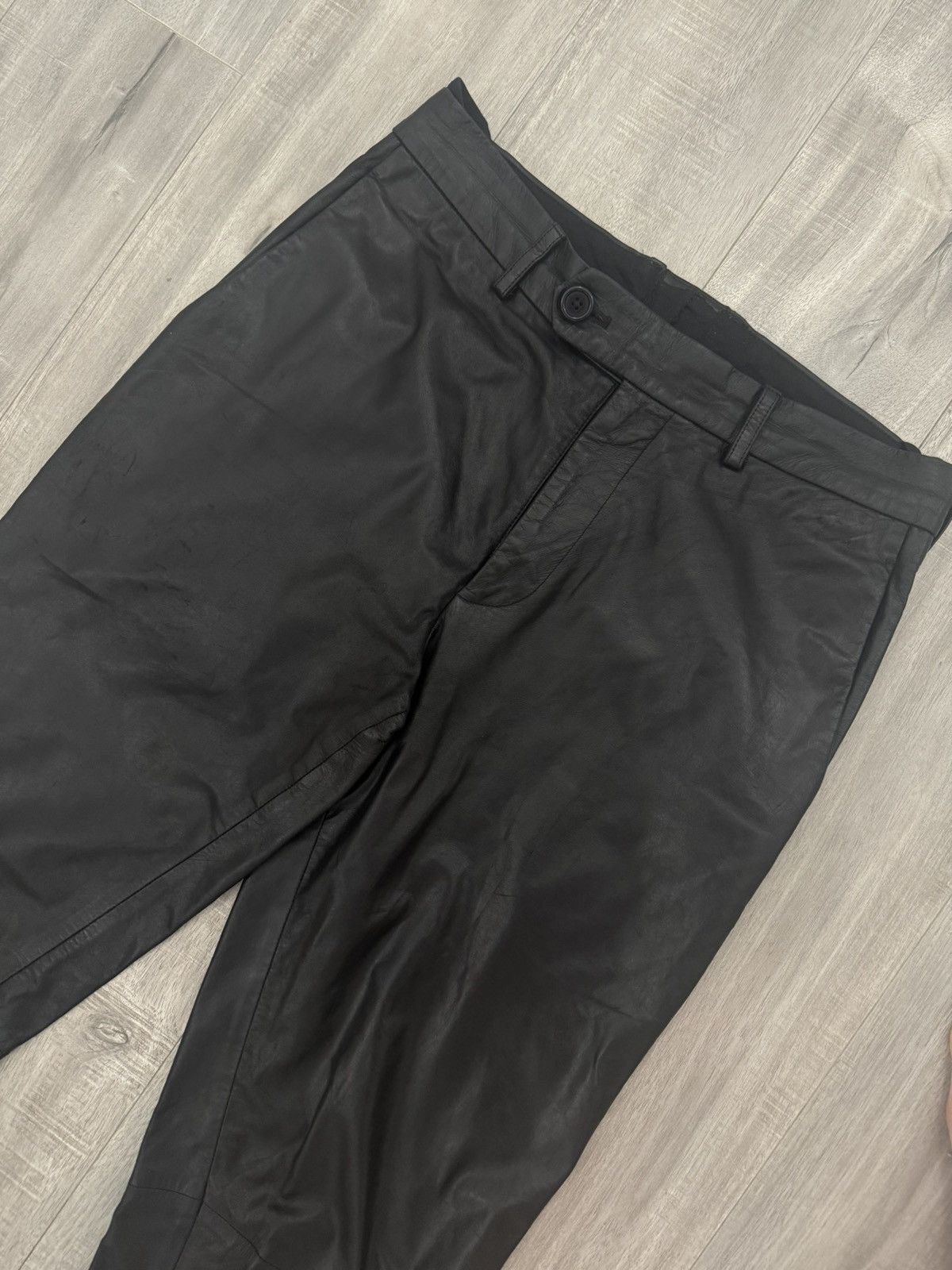 Helmut Lang Helmut Lang Leather Pants - Sample FW2019 Size US 31 - 3 Thumbnail