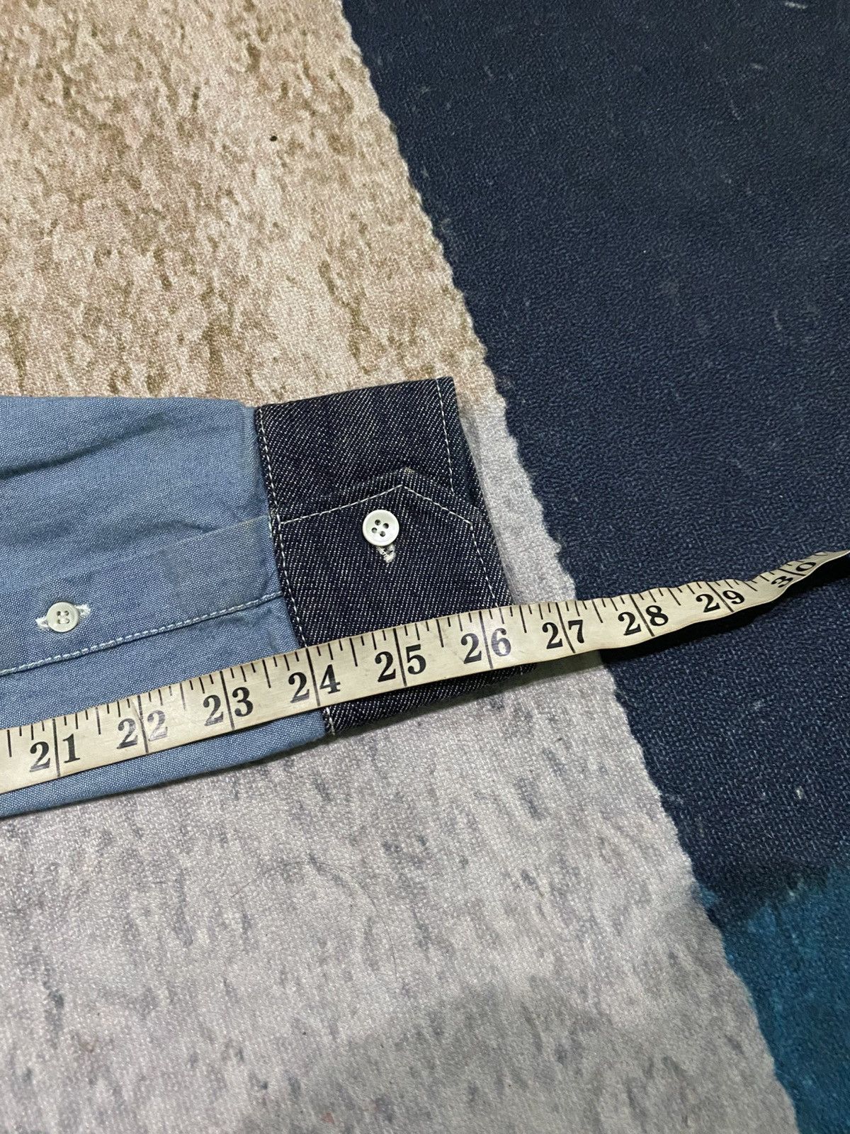 Maison Margiela Maison Margiela 2011aw Denim Shirt Size US S / EU 44-46 / 1 - 15 Thumbnail