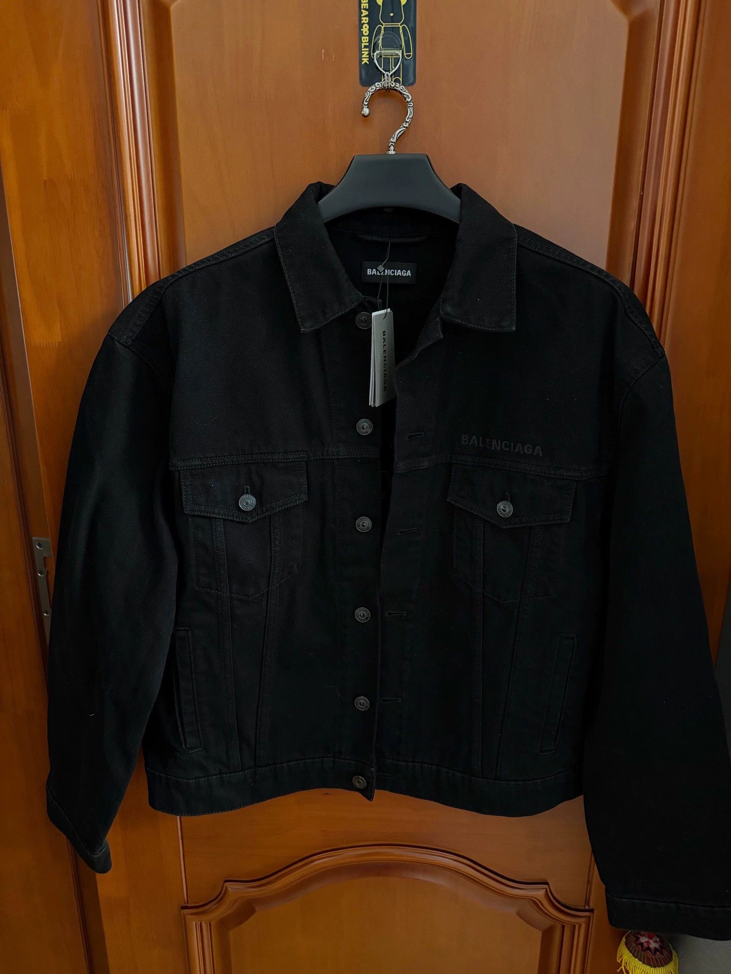 Balenciaga Balenciaga GW Embroidered Denim Jacket Size US M / EU 48-50 / 2 - 1 Thumbnail