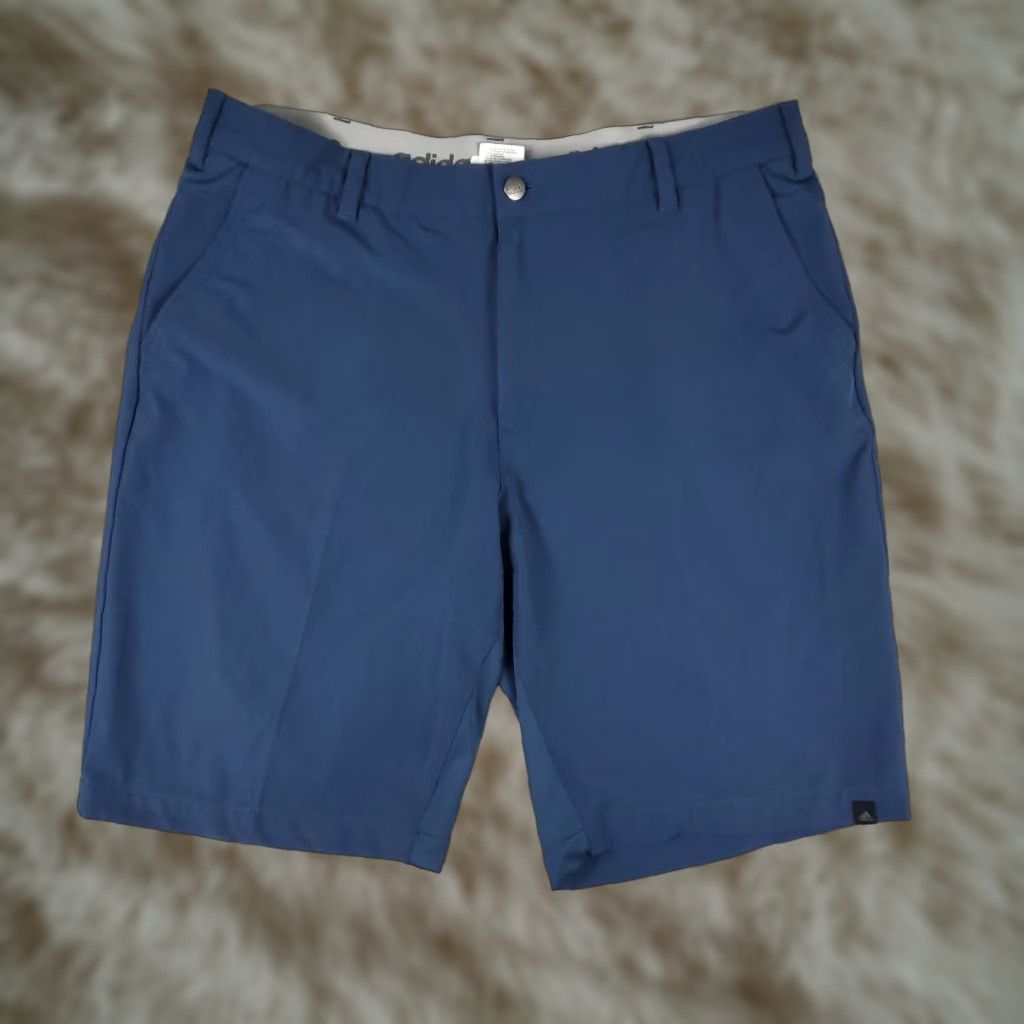 Adidas Adidas Shorts Mens 36 Blue Golf Casual Flat Front Chino Slash Pockets Size US 36 / EU 52 - 1 Thumbnail